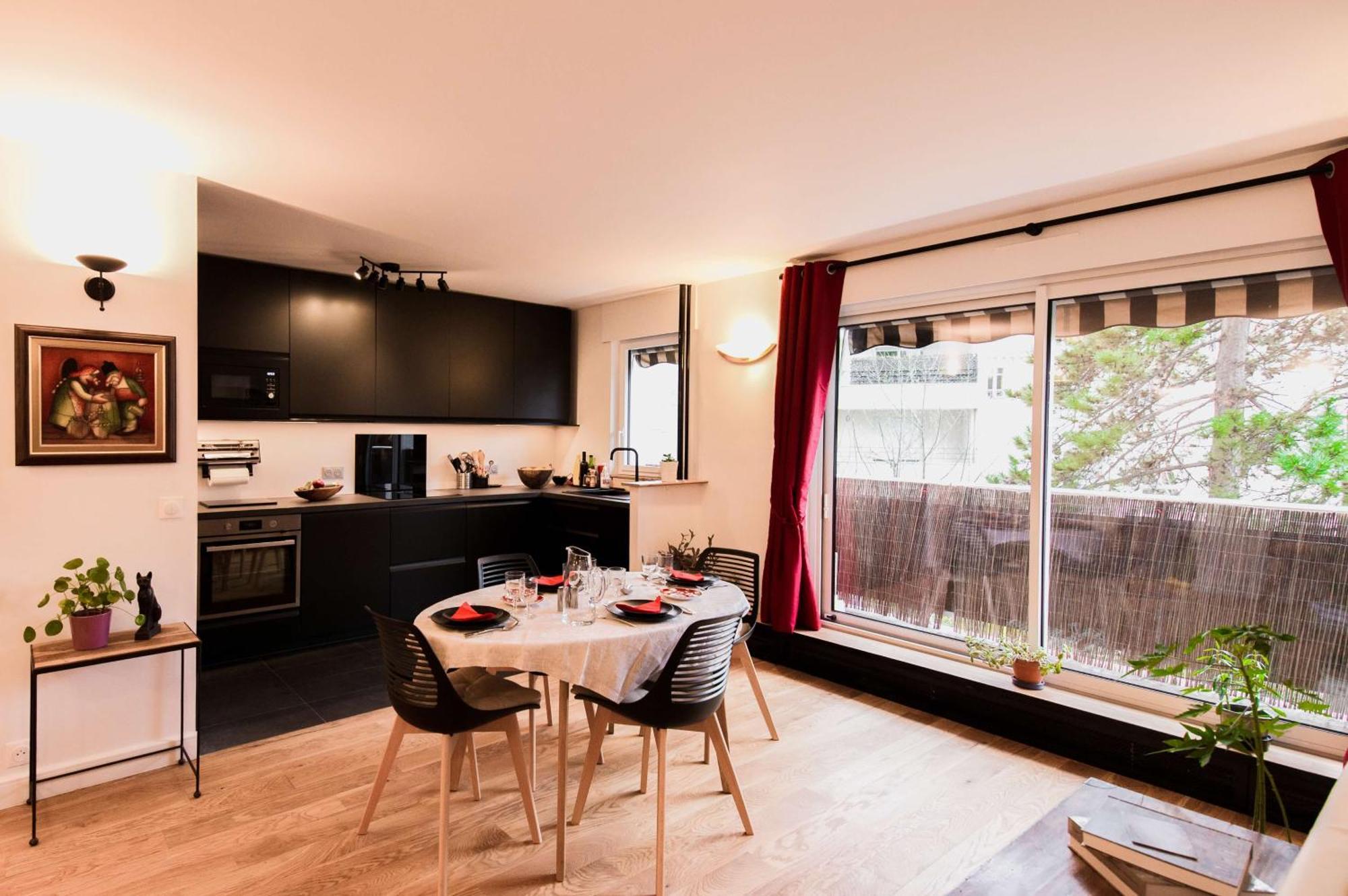 Apartamento Paris-daumesnil - Grand 2 Pieces 4 Etoiles De Charme Sur Jardin - 61m2, Pour 4p - Large 4 Star Charming 1 Bedroom For 4 With Ac *