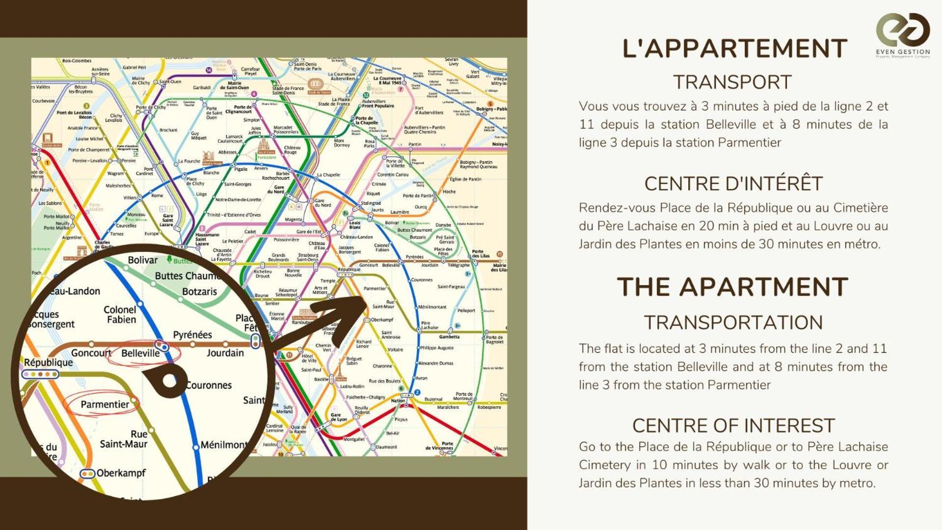 21.appart 4pers #oberkampf#belleville# Apartamento Paris
