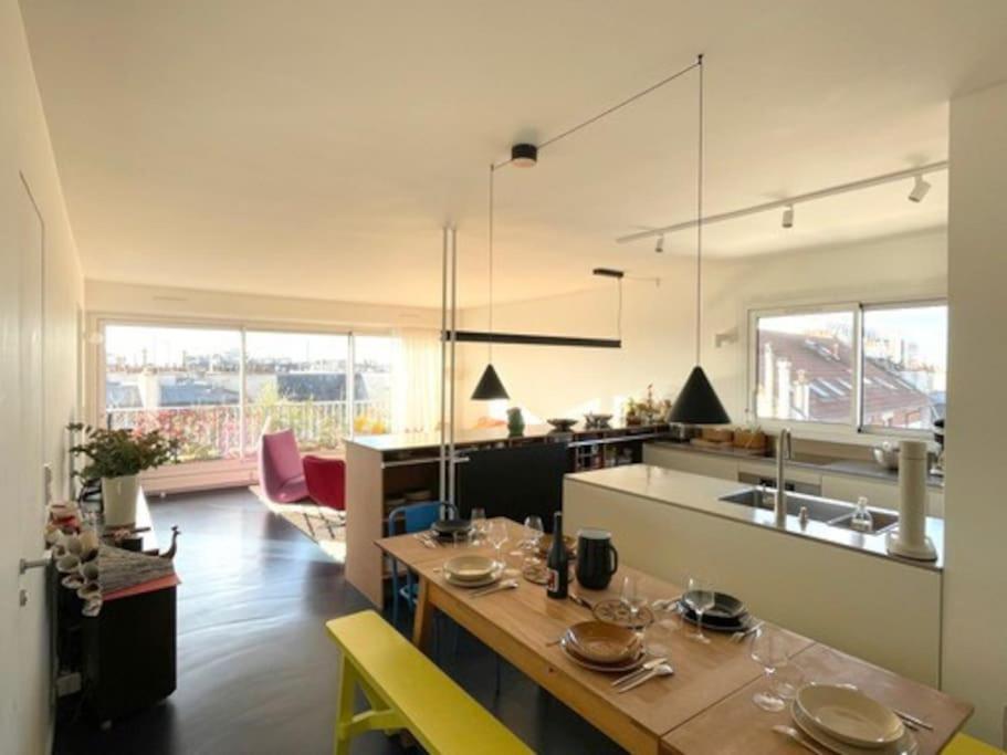 With Stunning View Of And Eiffel Tower Appartement Paris