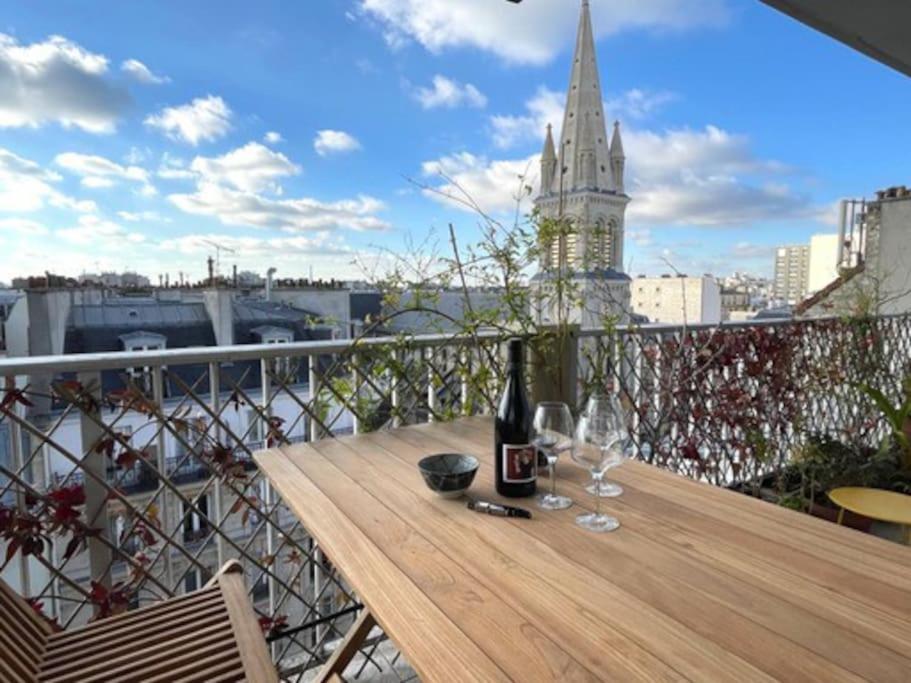 With Stunning View Of And Eiffel Tower *