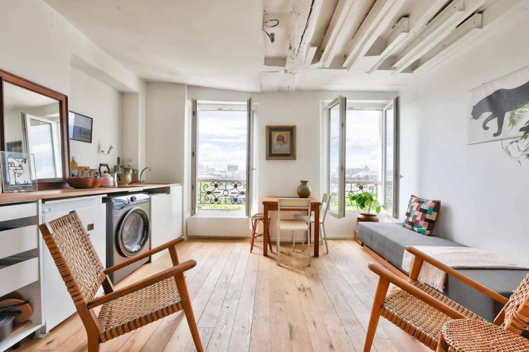 Apartment Studio With View Of Montmartre *