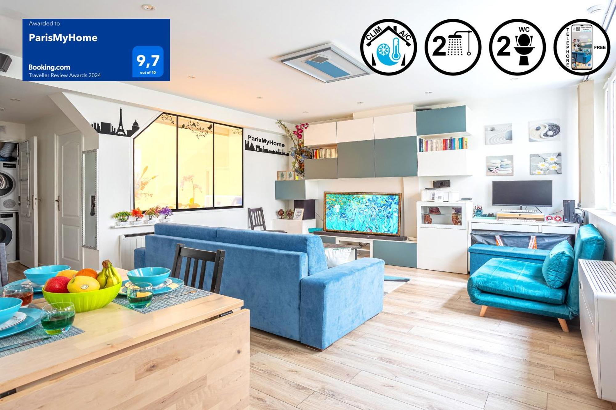 Parismyhome - Air Cond, 2 Showers, 2 Wc Apartment Paris