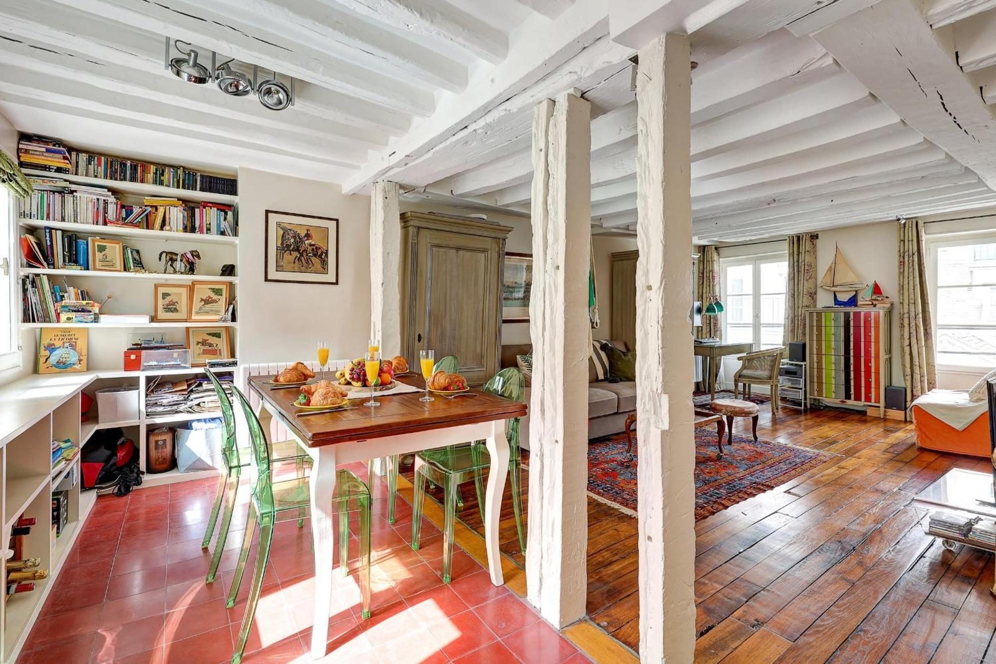 Apartment Pompidou & Louvre - 1br - Cityapartmentstay