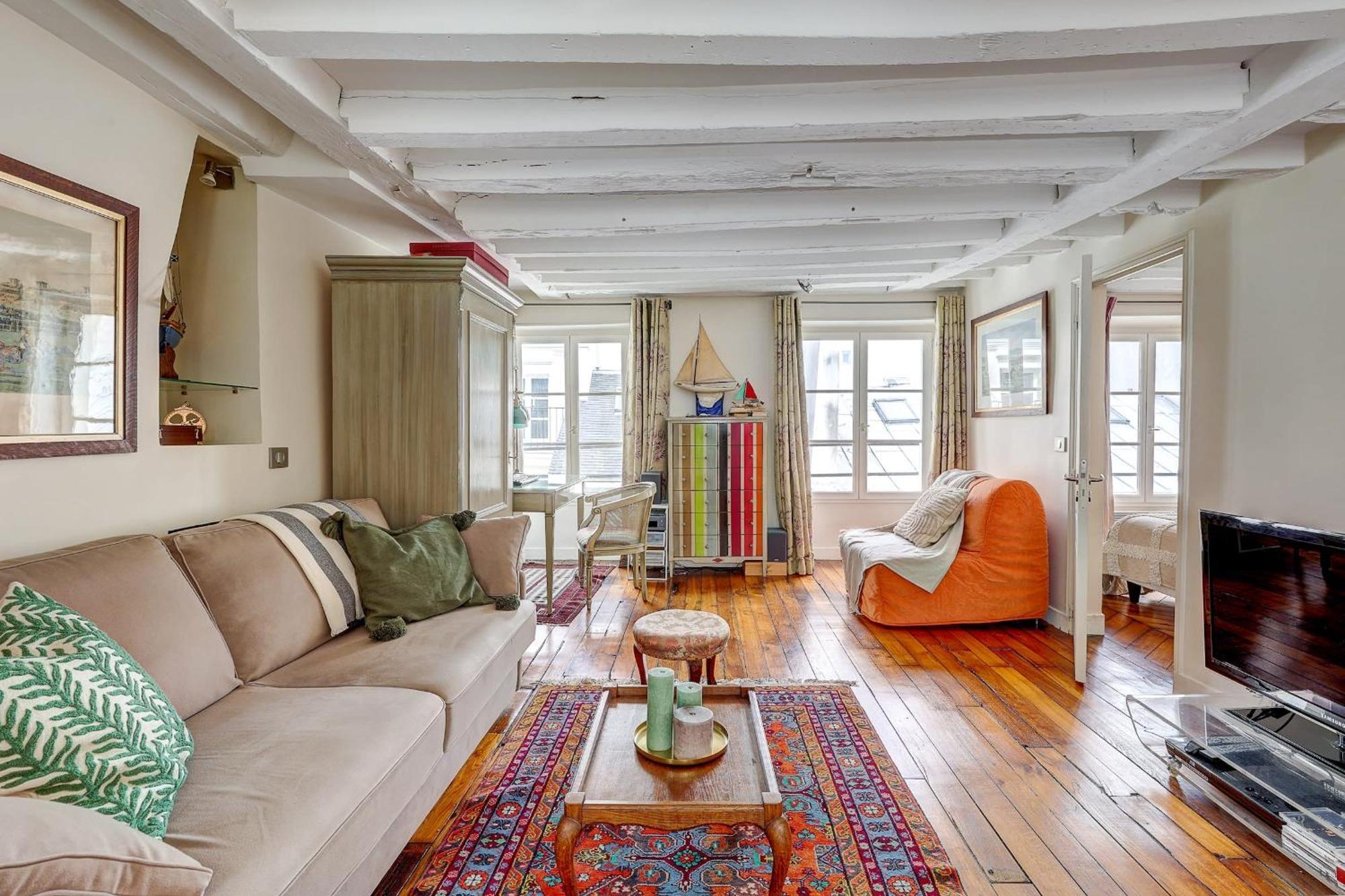 Apartment Pompidou & Louvre - 1br - Cityapartmentstay