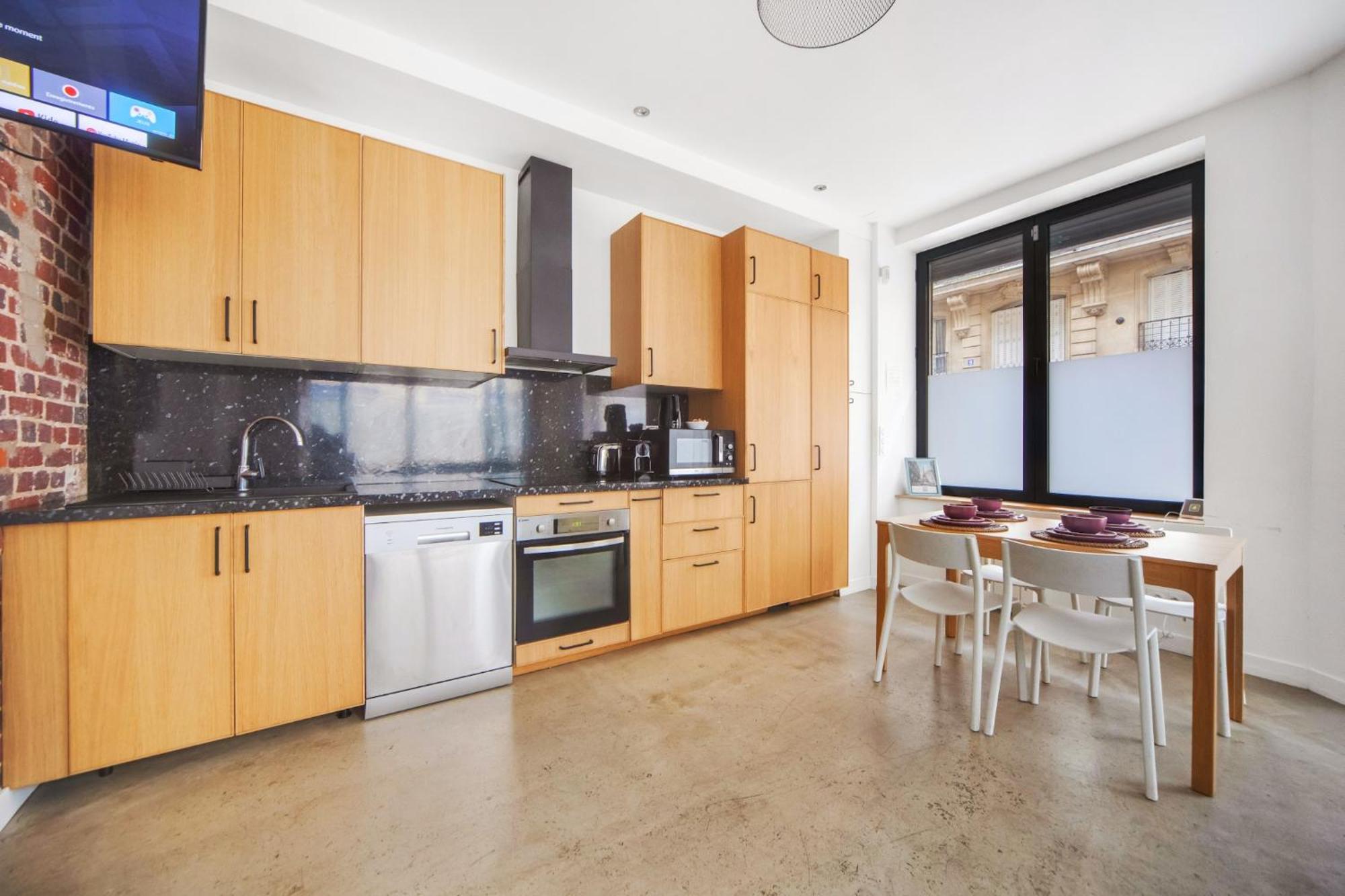 Large Flat Very Close To Montmartre Apartamento *