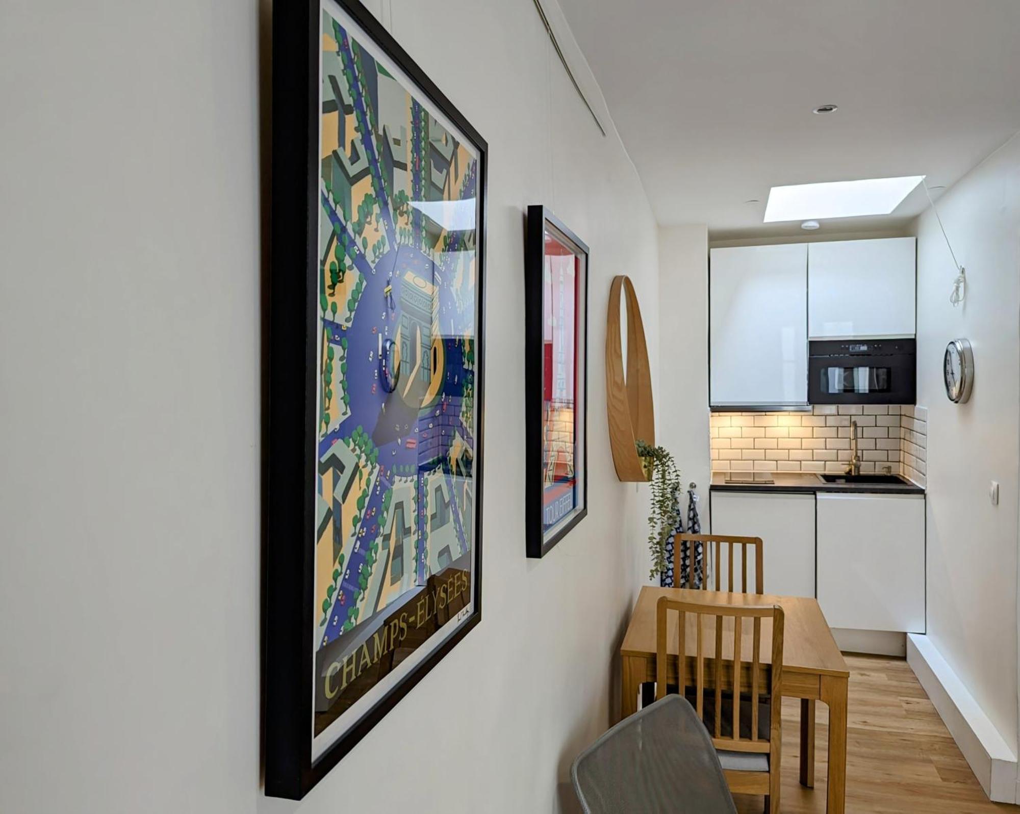 Oasis: One Bedroom Studio For Two Next To The Eiffel Tower Apartamento Paris