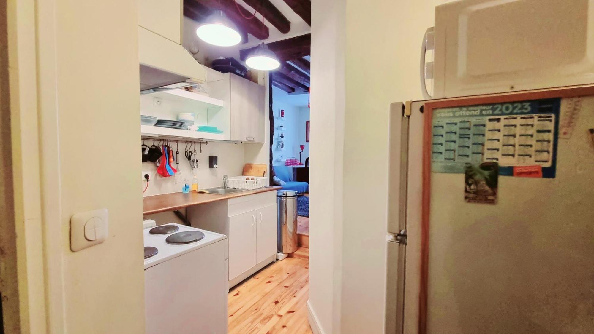 Cozy Le Marais With 1 Separate Bed * Paris