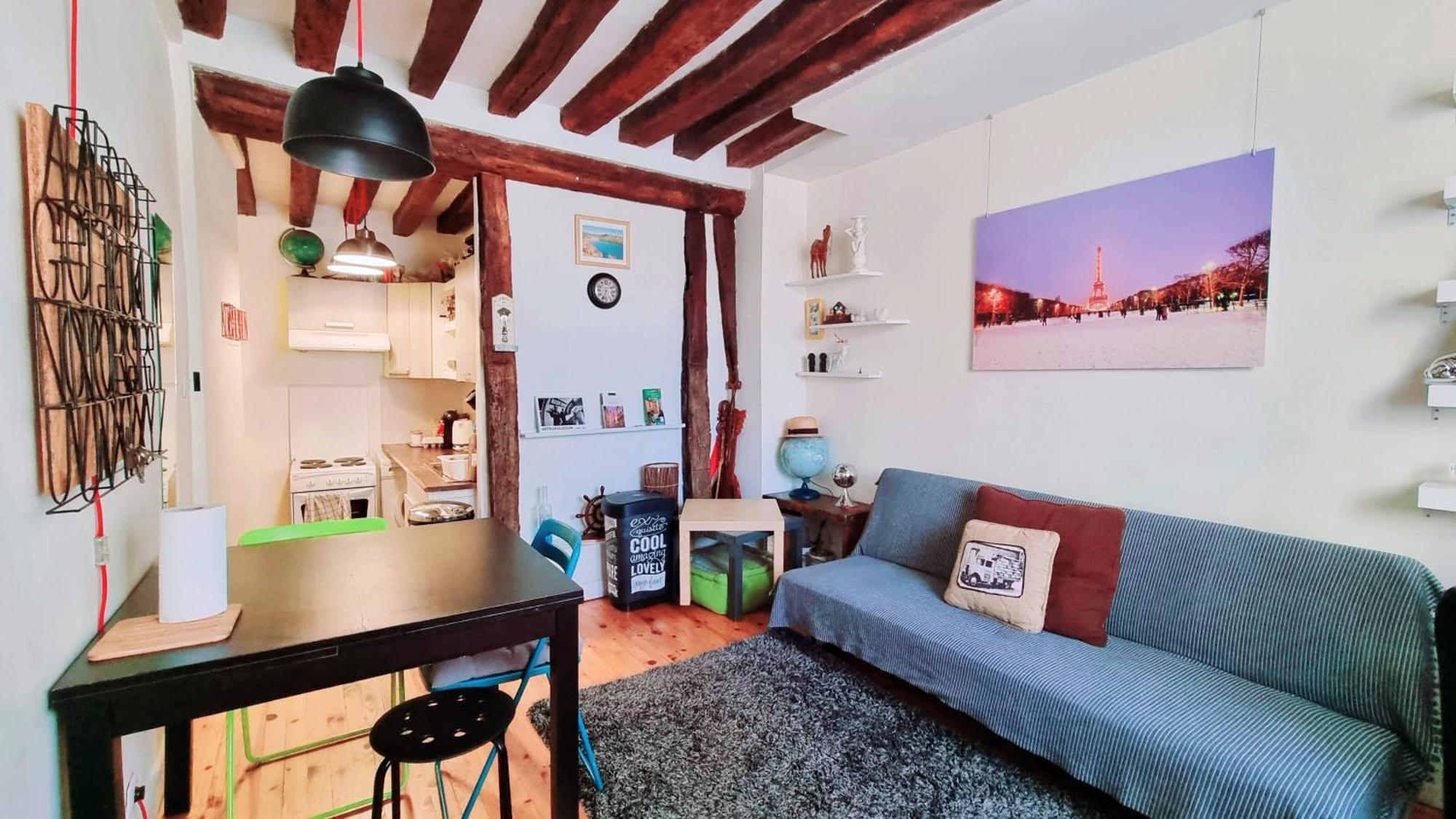Apartment Cozy Le Marais With 1 Separate Bed Paris