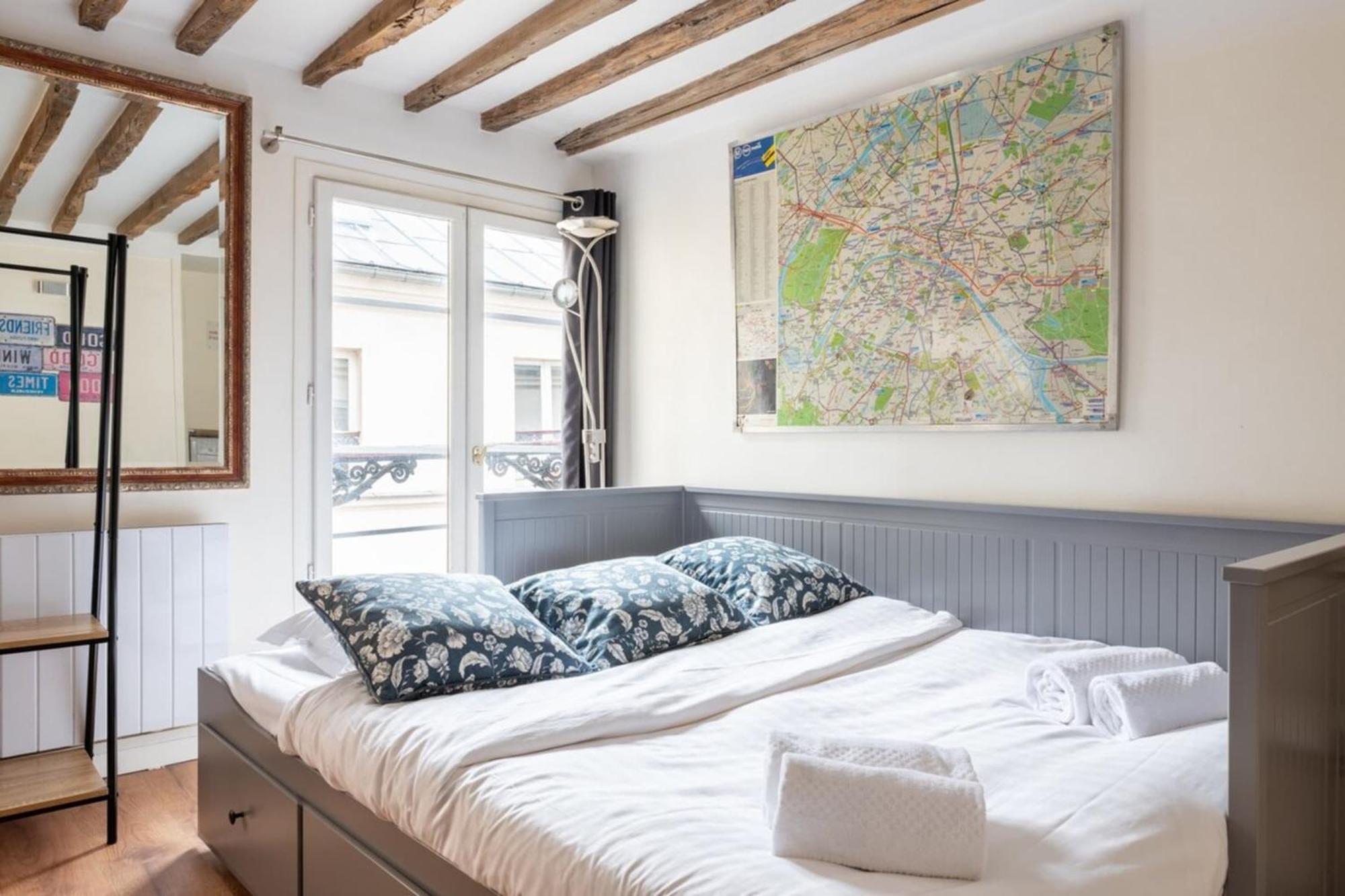 Central Parisian-style Studio Apart - Sentier Apartamento *