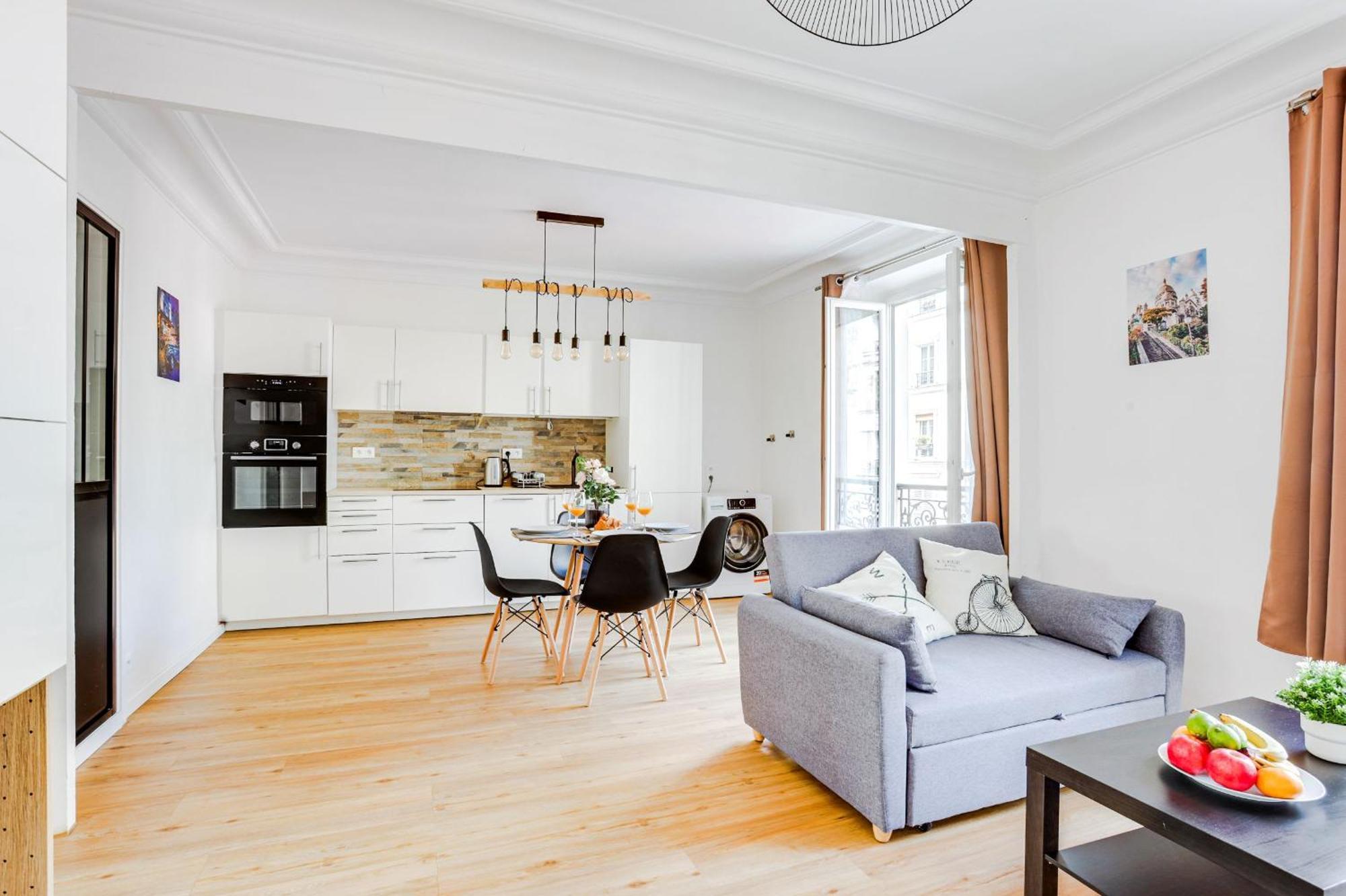 Appartement Montmartre & Sacre-coeur - 2br - Cityapartmentstay