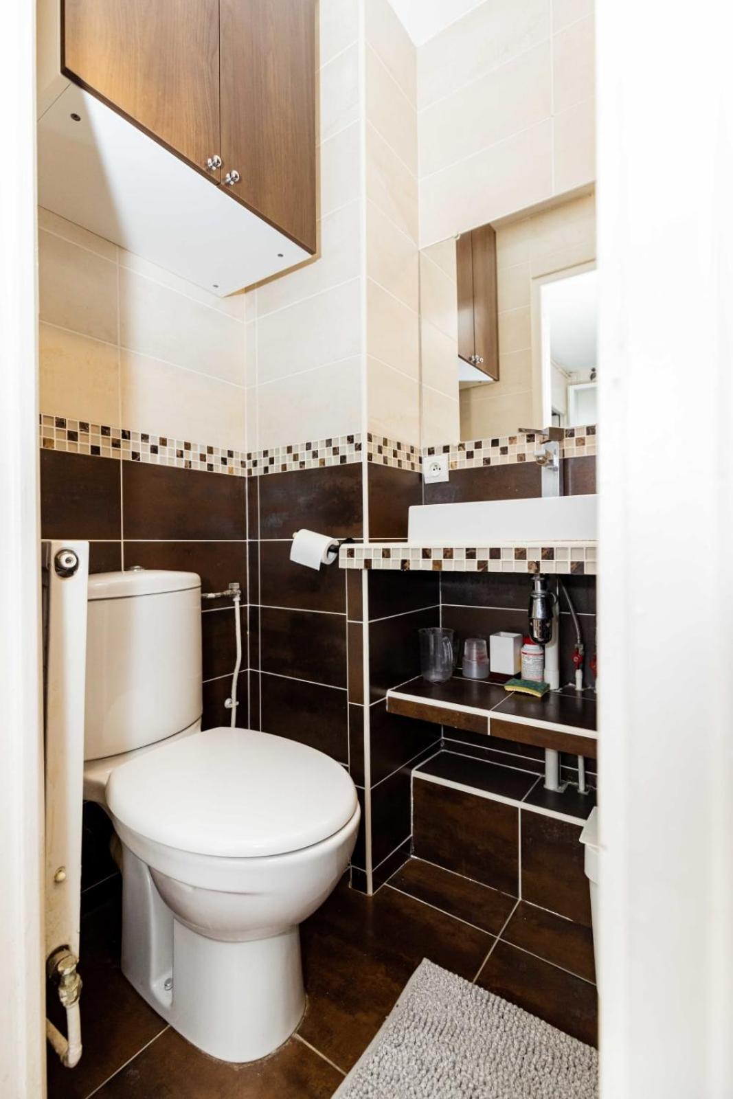Cocoon And Bright T1 In A Quiet Neighborhood Apartment Paris