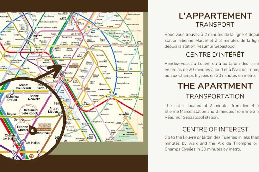 Branche Luxueux Et Moderne - Reaumur-sebastopol Apartment Paris