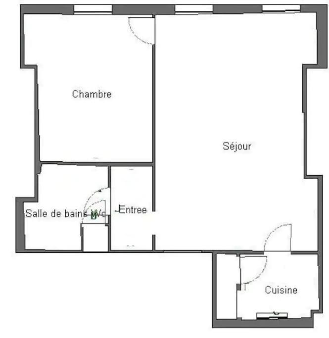 Elegant In The Heart Of The Marais 60m2 Appartement