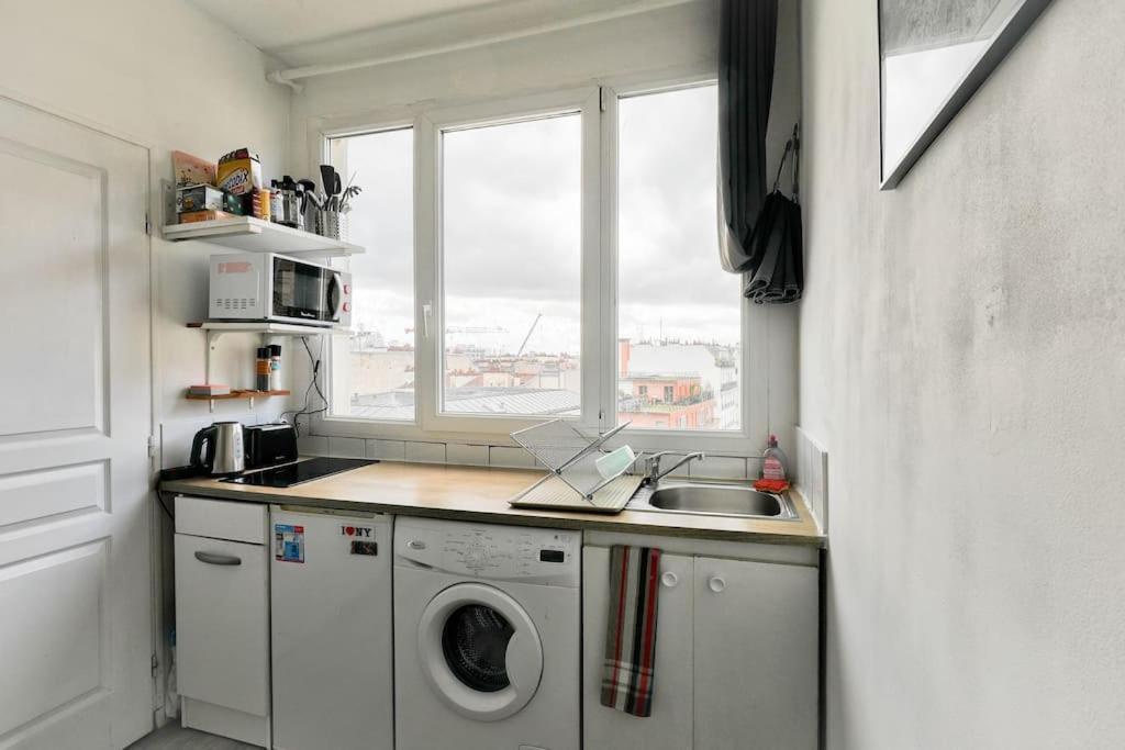 Apartment W/view On Roof 2min To Metro Charonne Paris