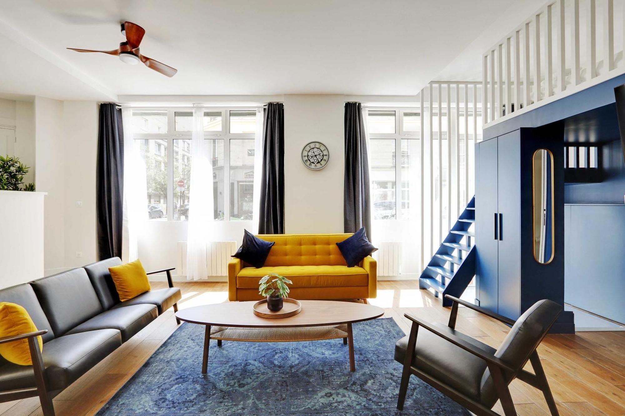 Modern Loft - 2br-8p - Place De La Republique Apartment