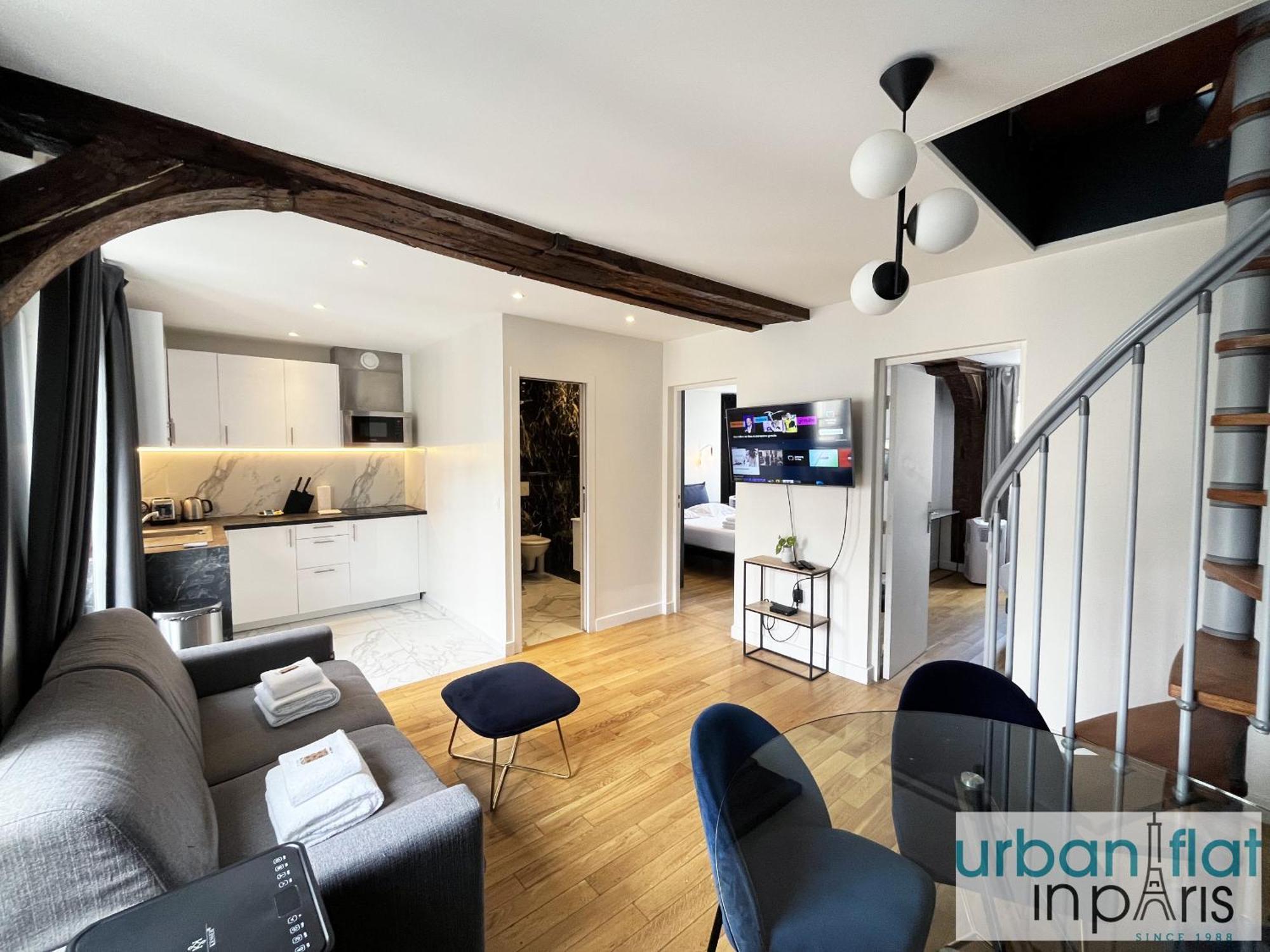 Urban Flat 176 - Charming 3 Bedroom In Montorgueil Appartement
