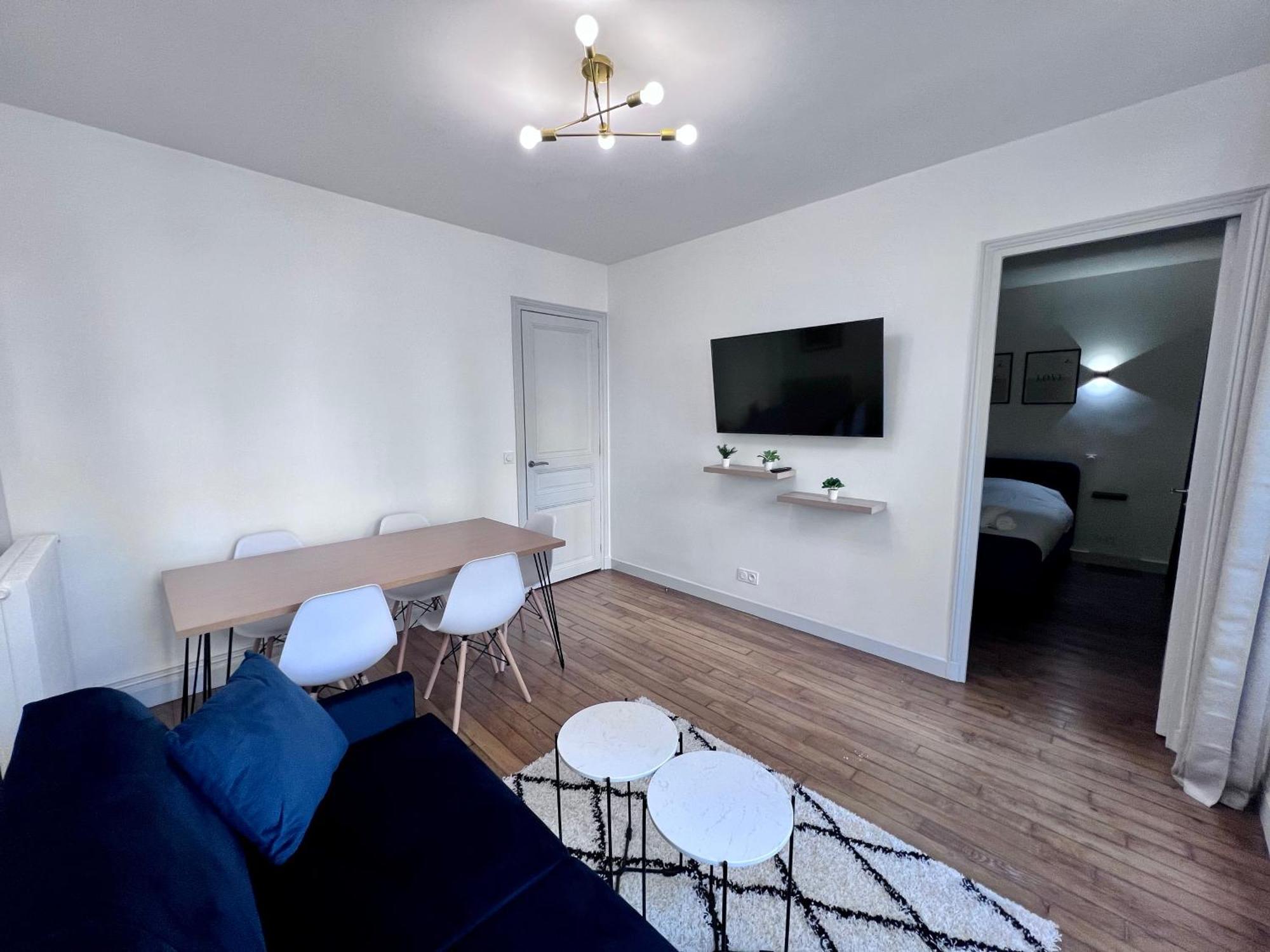 Appartement 18 - 6p - 2br - Cosy Moderne Equipe *