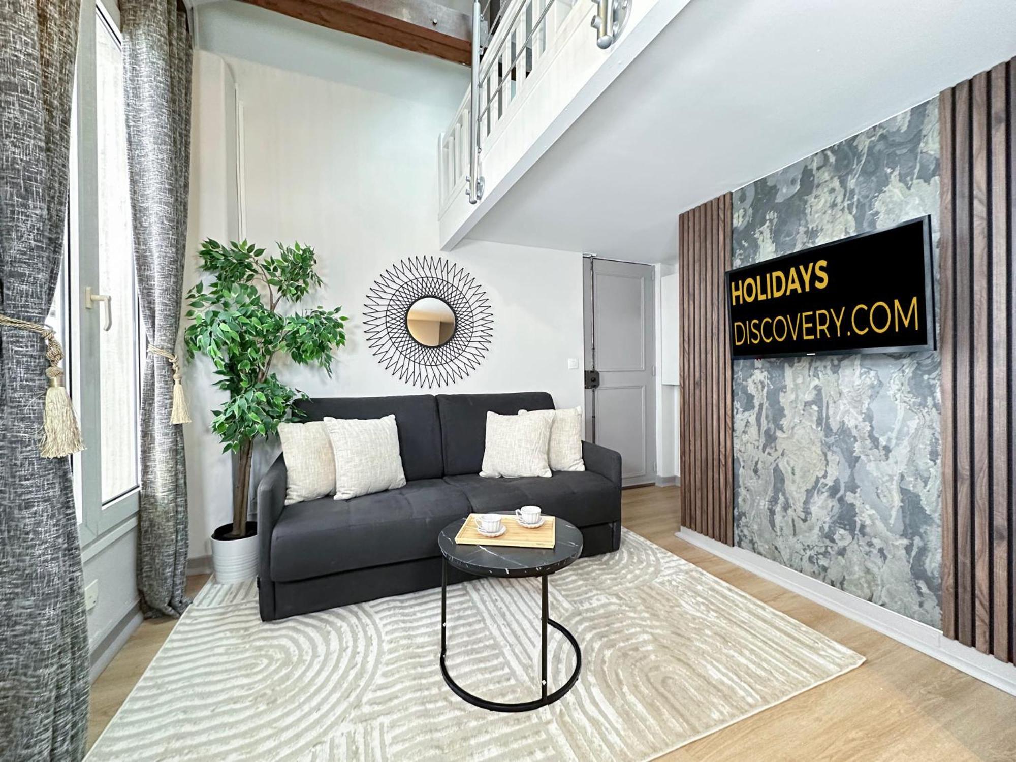 Appartement Stylish Duplex In Front Of Buttes-chaumont *