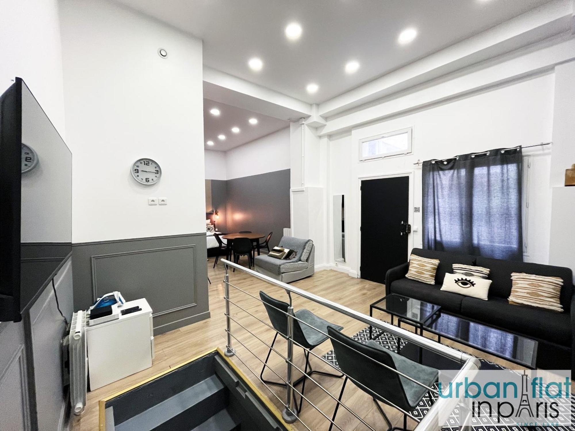 Urban Flat 05 - Spacious 1 Bedroom Parisian Flat Apartment