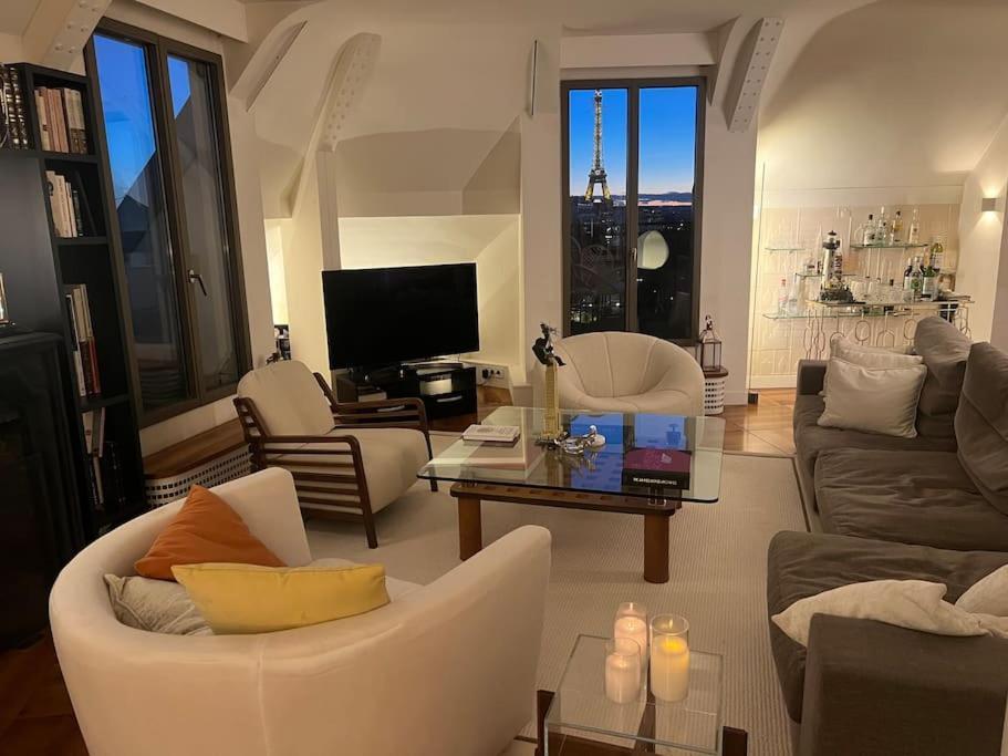 Appartement New Rbnb Eiffel Tower Rooftop 360 Terrace View And Parking *