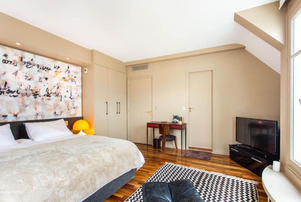 New Rbnb Eiffel Tower Rooftop 360 Terrace View And Parking * Paris