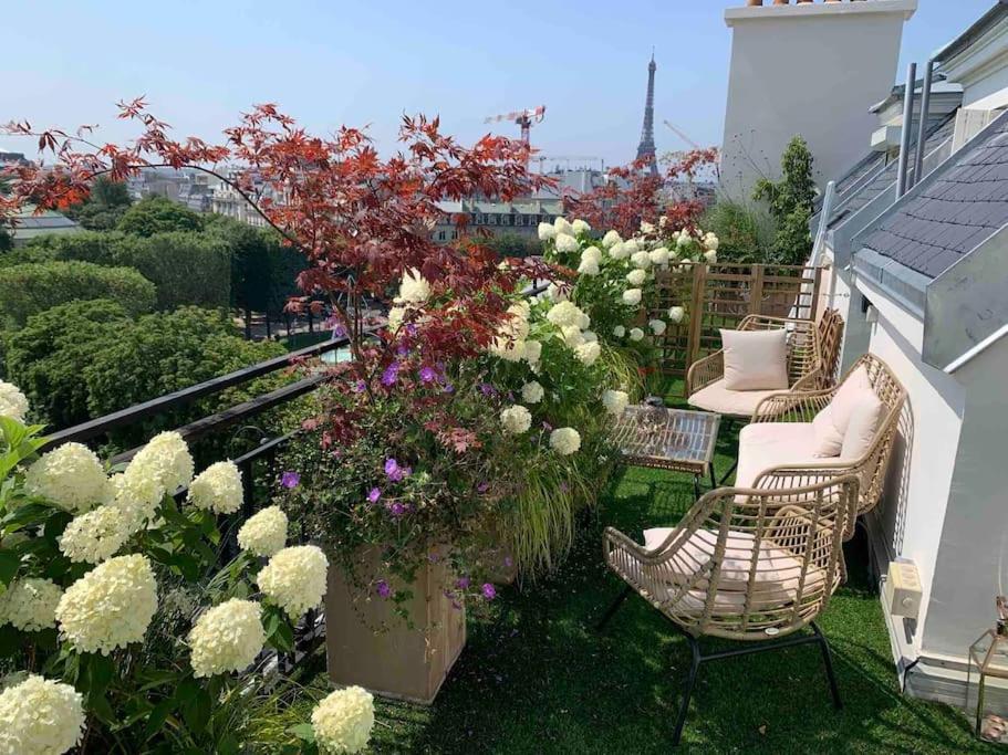 Appartement New Rbnb Eiffel Tower Rooftop 360 Terrace View And Parking *