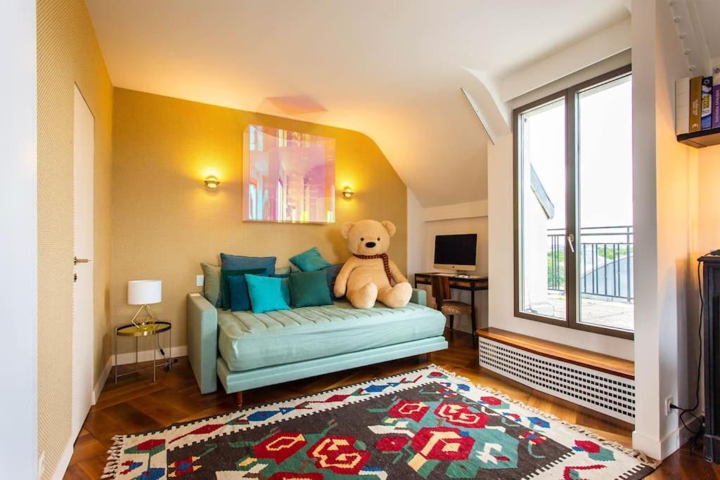 New Rbnb Eiffel Tower Rooftop 360 Terrace View And Parking Appartement