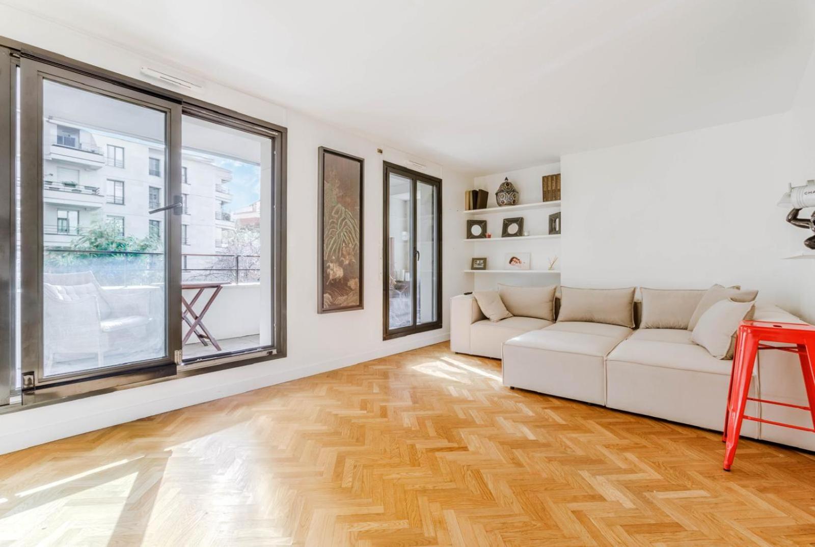 Grand Studio Moderne Tour Eiffel Appartement