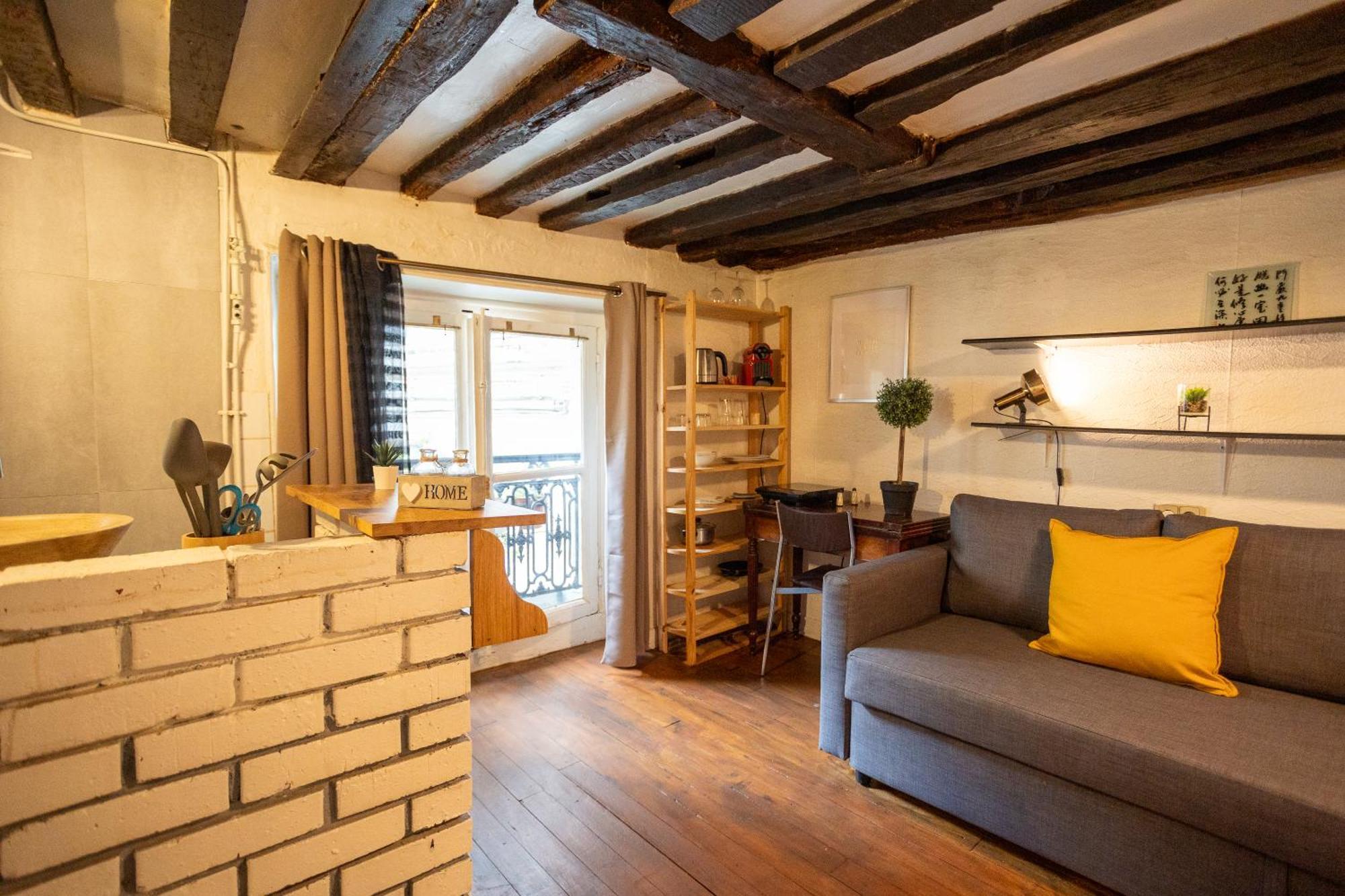 Apartamento Studio Cosy Romantique En Plein Coeur De Paris