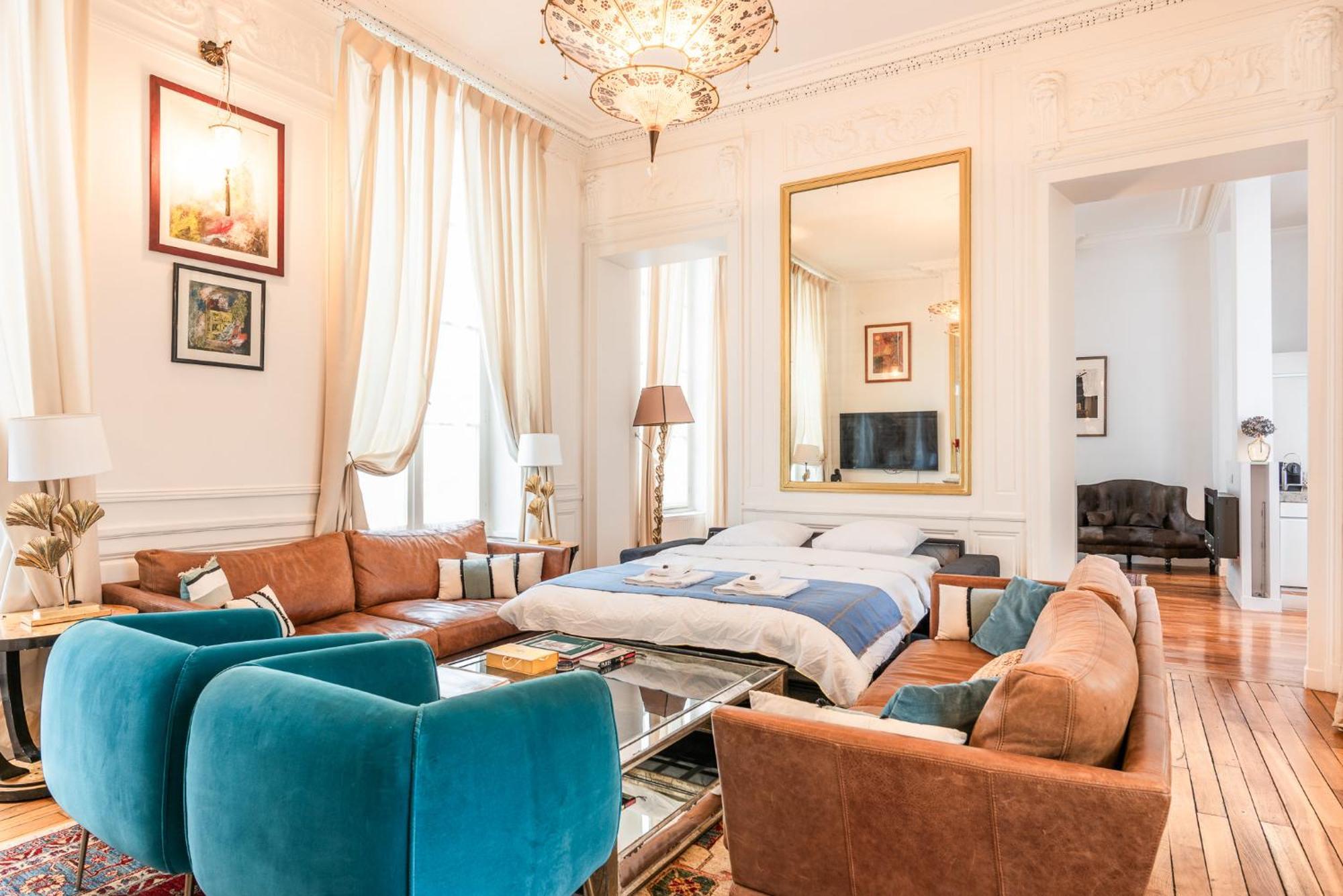 Luxury Typical Parisian Flat - 5 Min From Louvre *