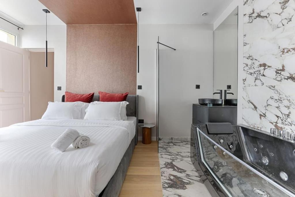 Mykeypers - Luxury Flat 3br 8p With Jacuzzi - Haussmann *