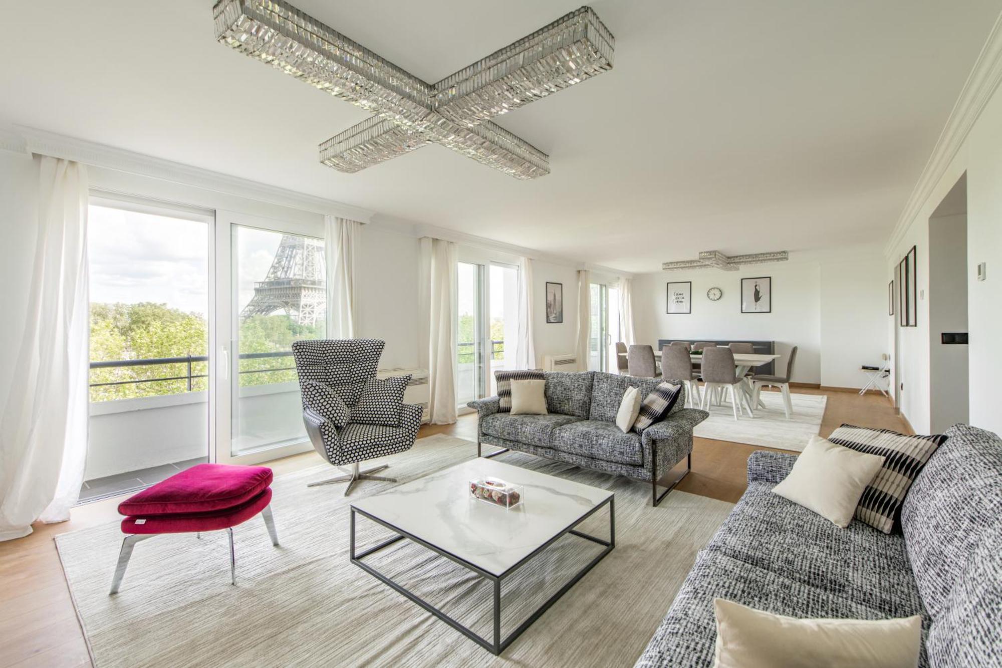 Apartment New York-superbe Vue Tour Eiffel Pont De L'alma Paris
