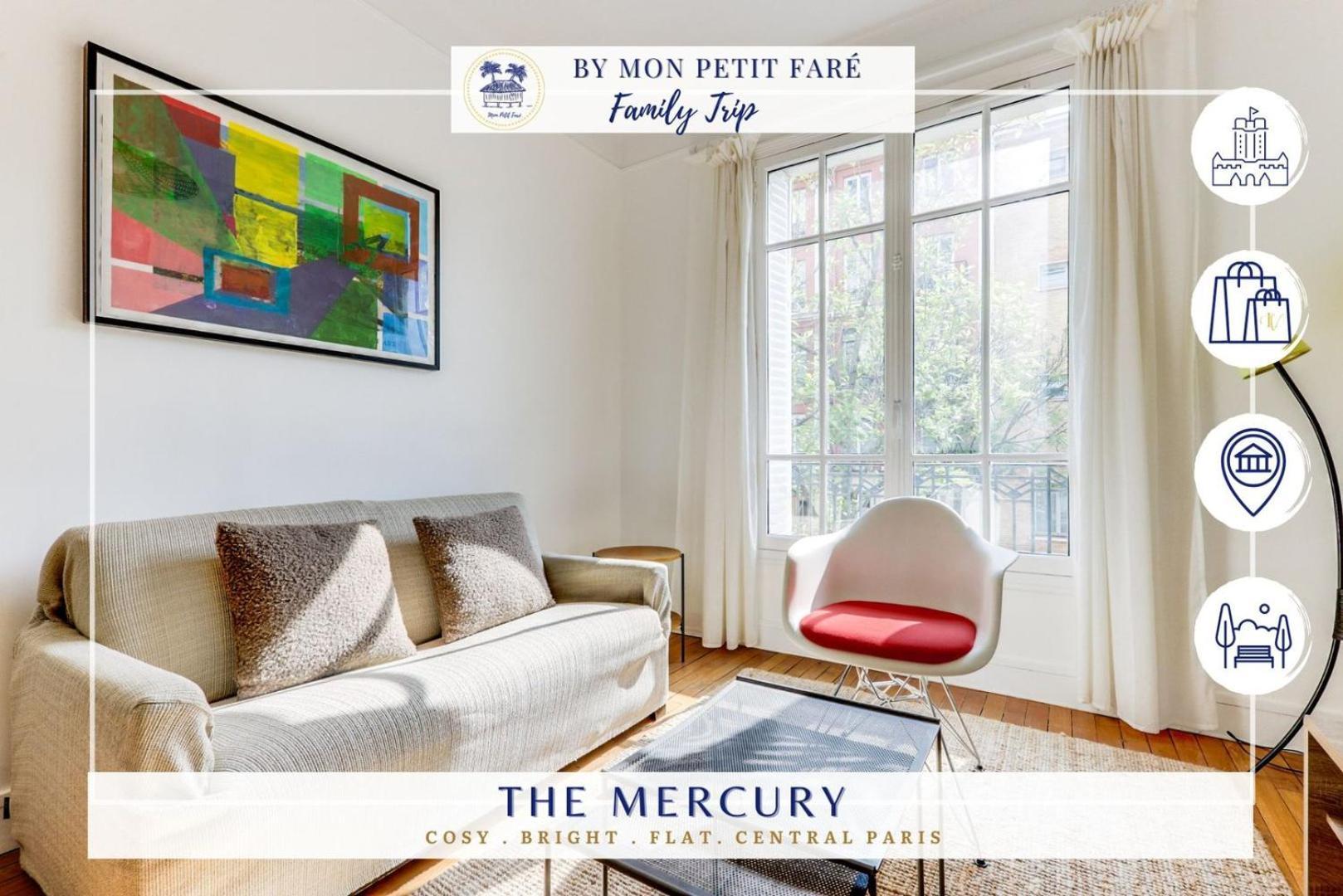 Apartment Le Mercury - Confortable Et Lumineux - Nation Paris
