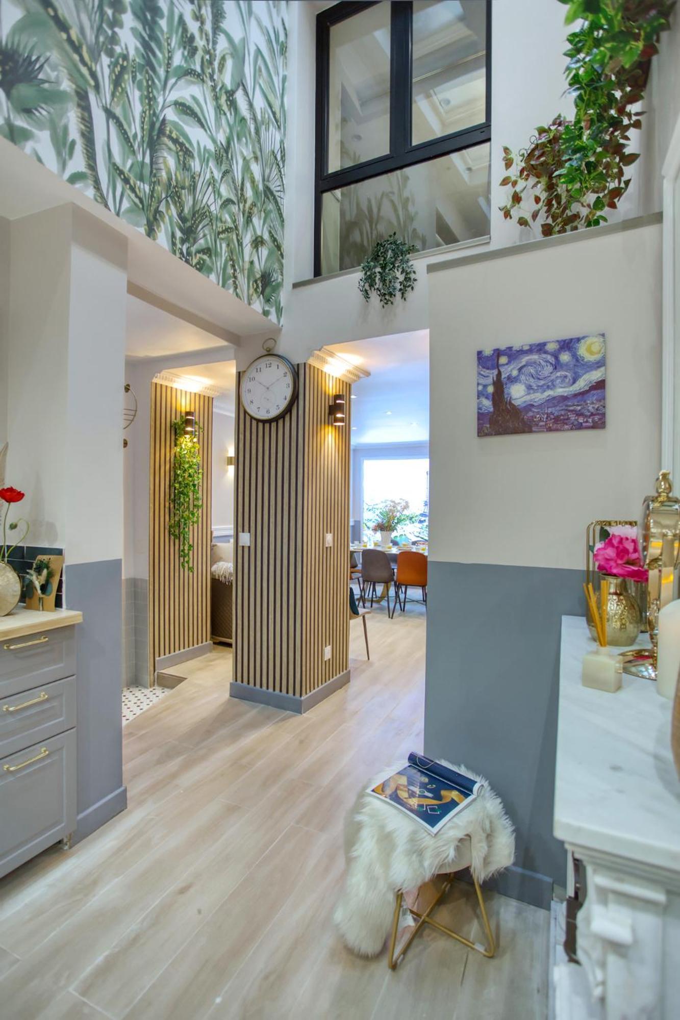 Elegant Triplex In - Ideal For 10 - Aircon Paris