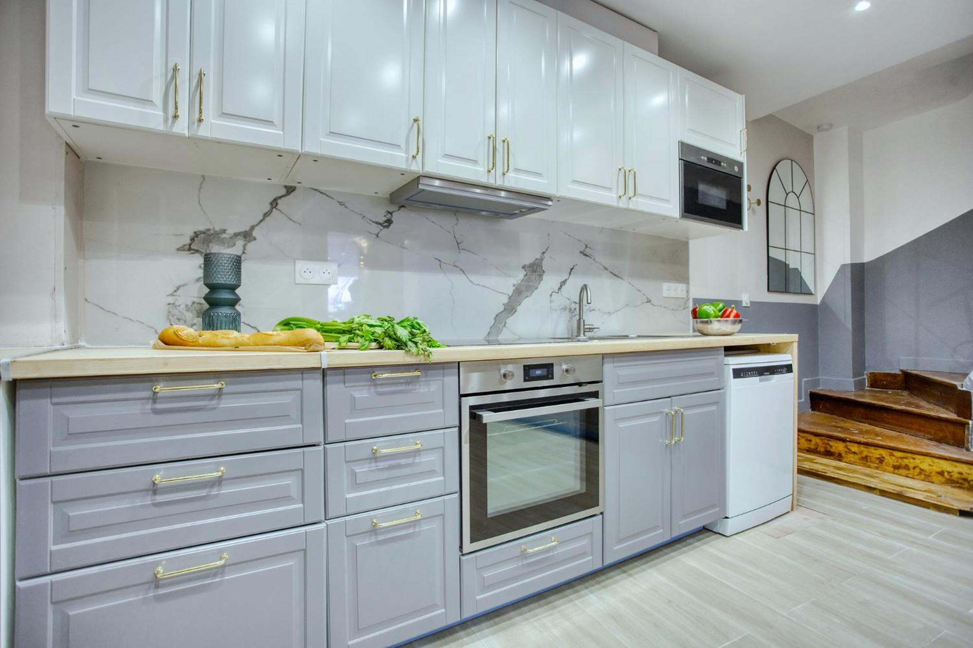 Elegant Triplex In - Ideal For 10 - Aircon * Paris