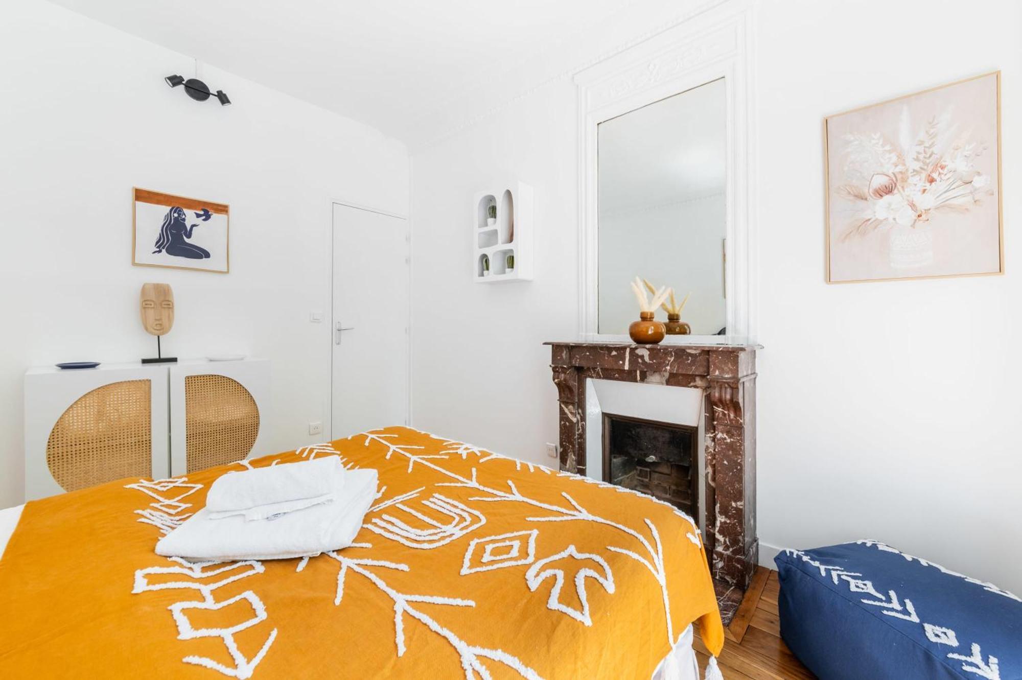 Appartement 2 Pieces Refait Neuf Metro Jaures - 19 - 4p - Flat-guest Paris