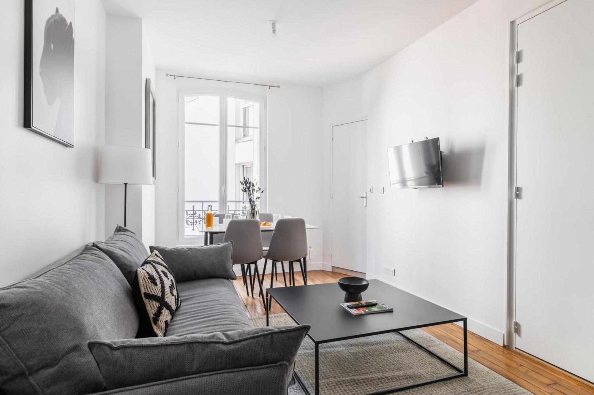Appartement 2 Pieces Refait Neuf Metro Jaures - 19 - 4p - Flat-guest Paris