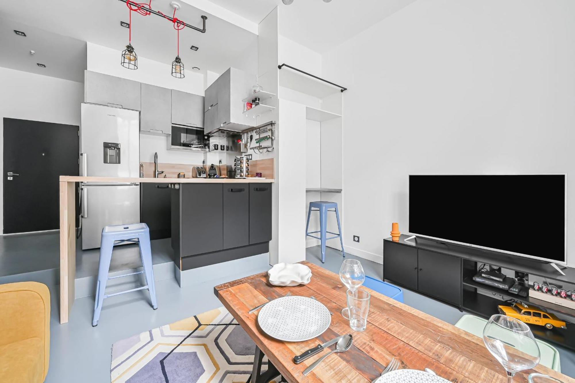 Appartement Magnifique Renove Republique Metro 3pers Wifi *