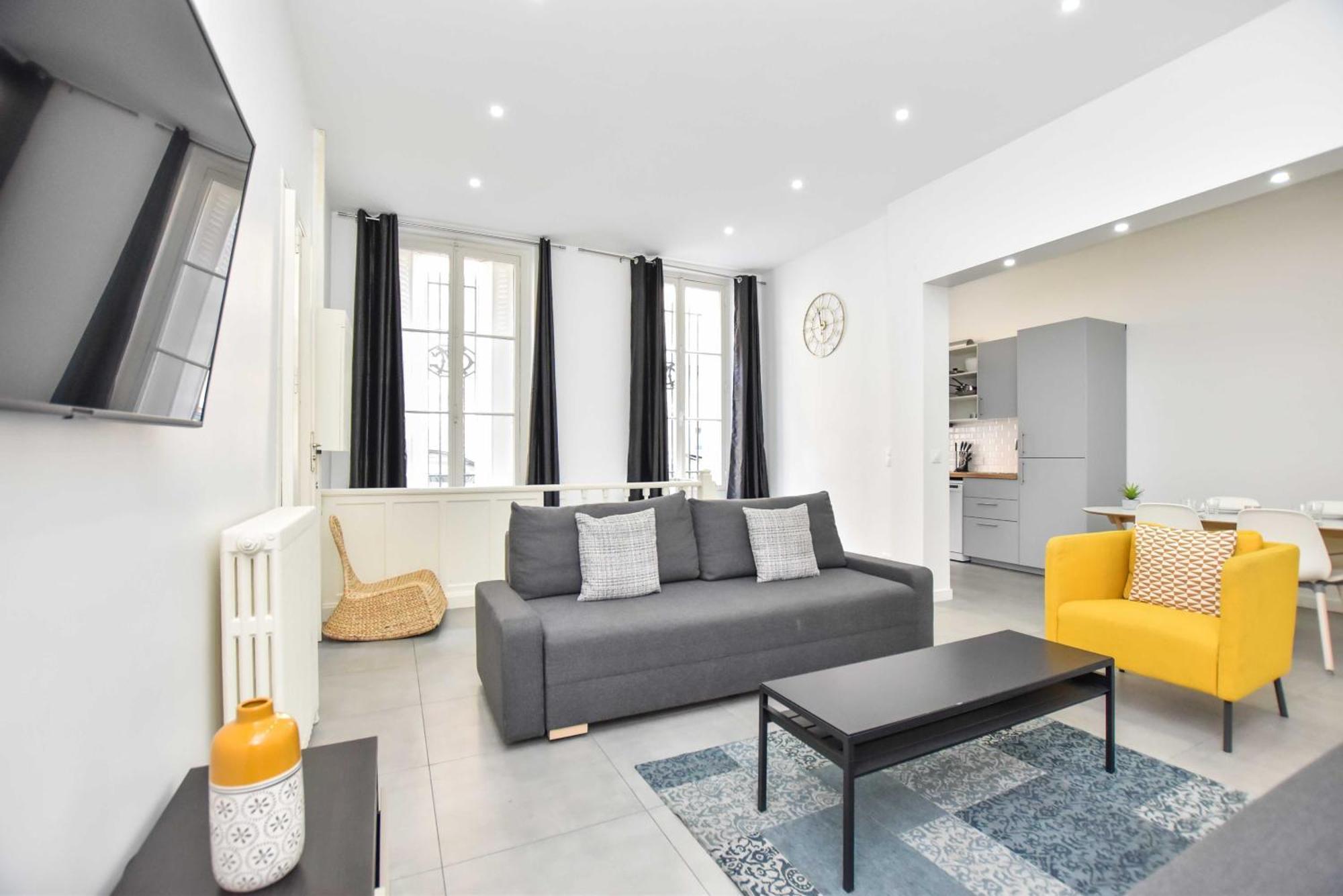 Cozy - 1br-6p - Madeleine Apartamento