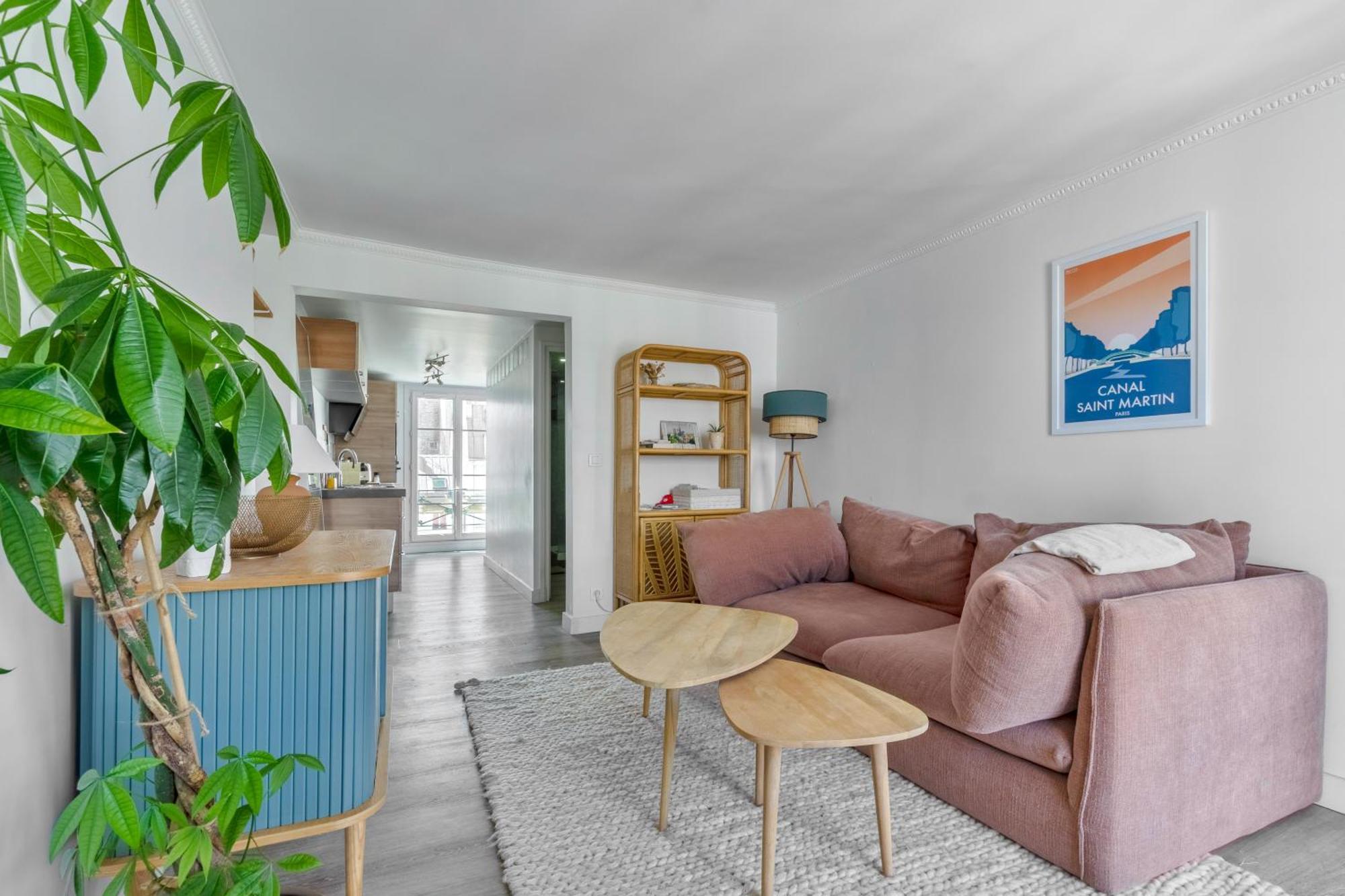 Apartamento Faubourg St Martin - Canal Saint Martin Chaleureux