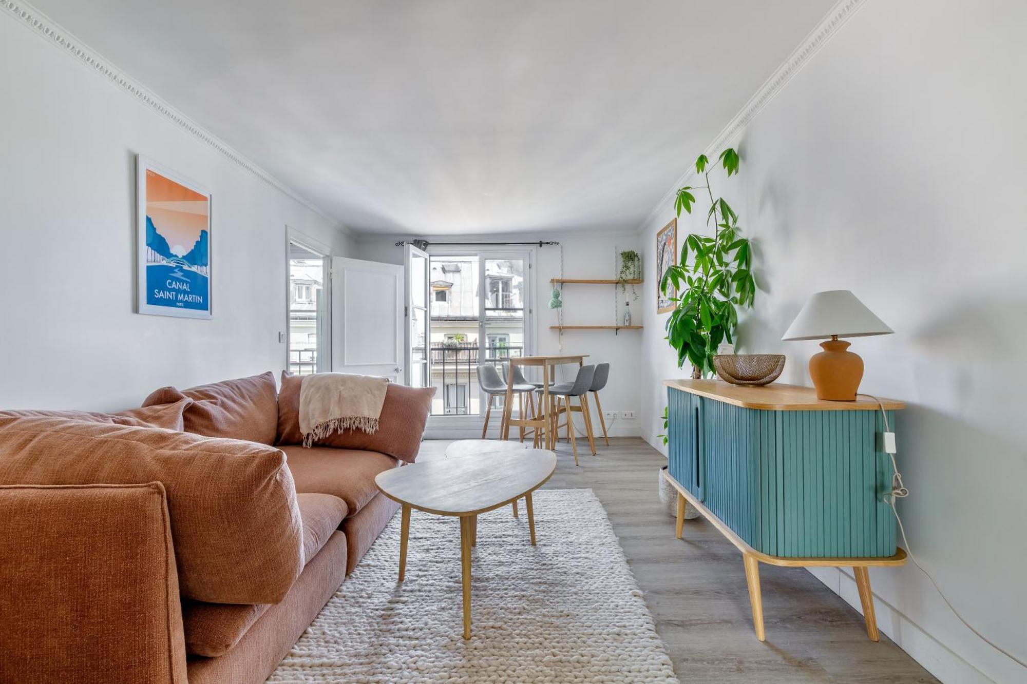 Faubourg St Martin - Canal Saint Martin Chaleureux Apartamento Paris