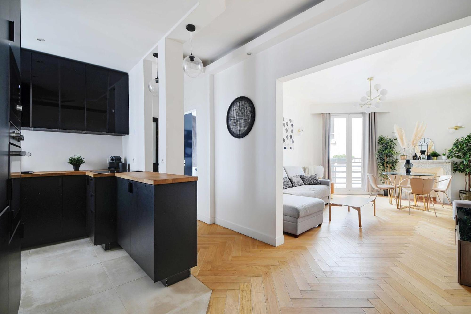Modern & Refined 1bdr 4p - Roland Garros Apartment