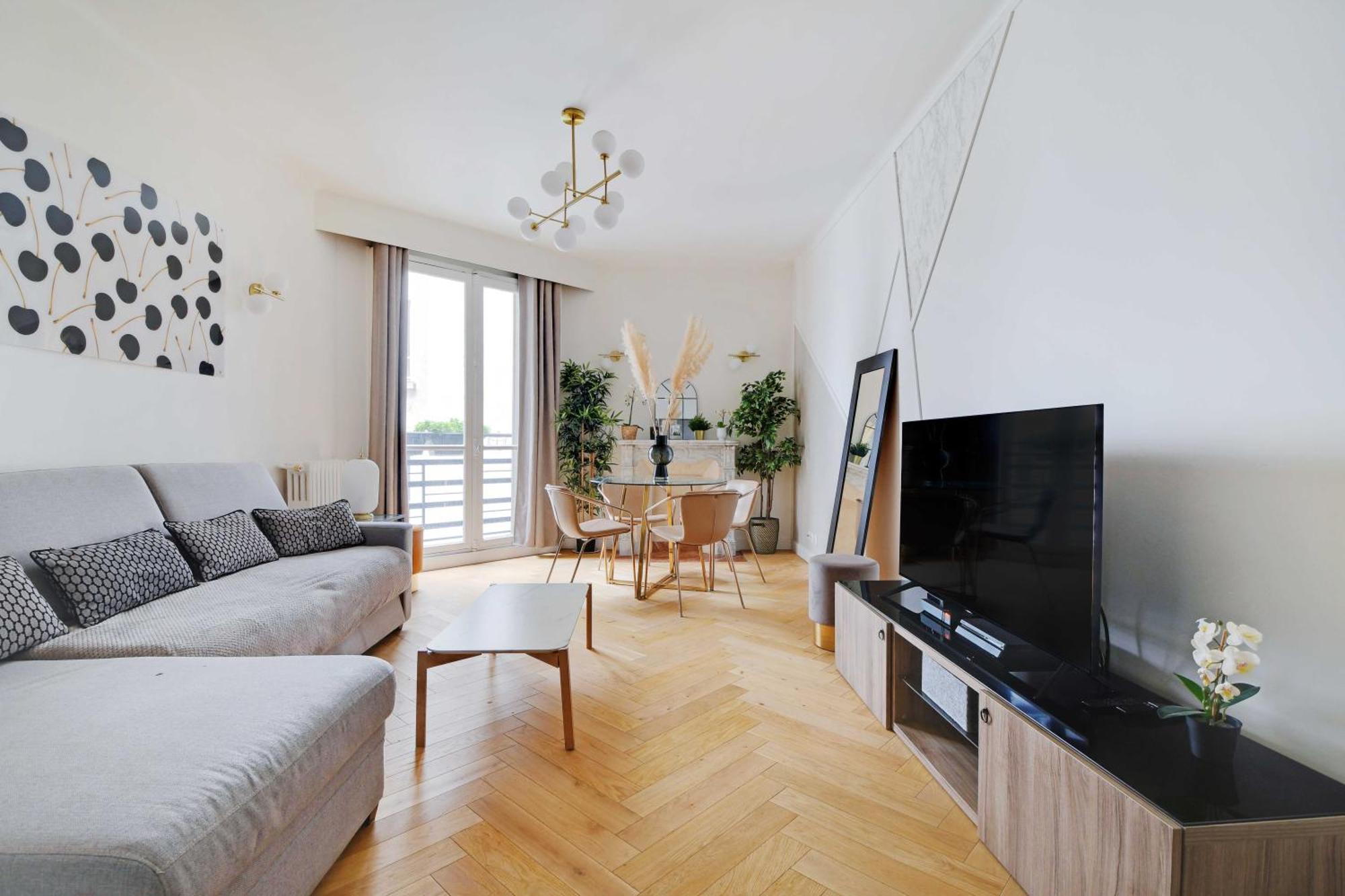 Modern & Refined 1bdr 4p - Roland Garros *