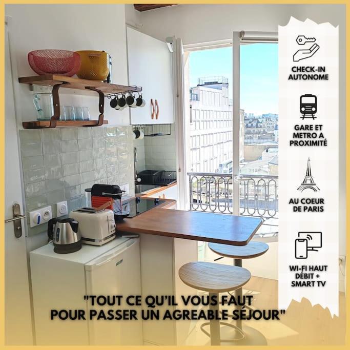 La Parisienne - Au Centre De - Lumineux - Vue Panoramique Apartamento Paris