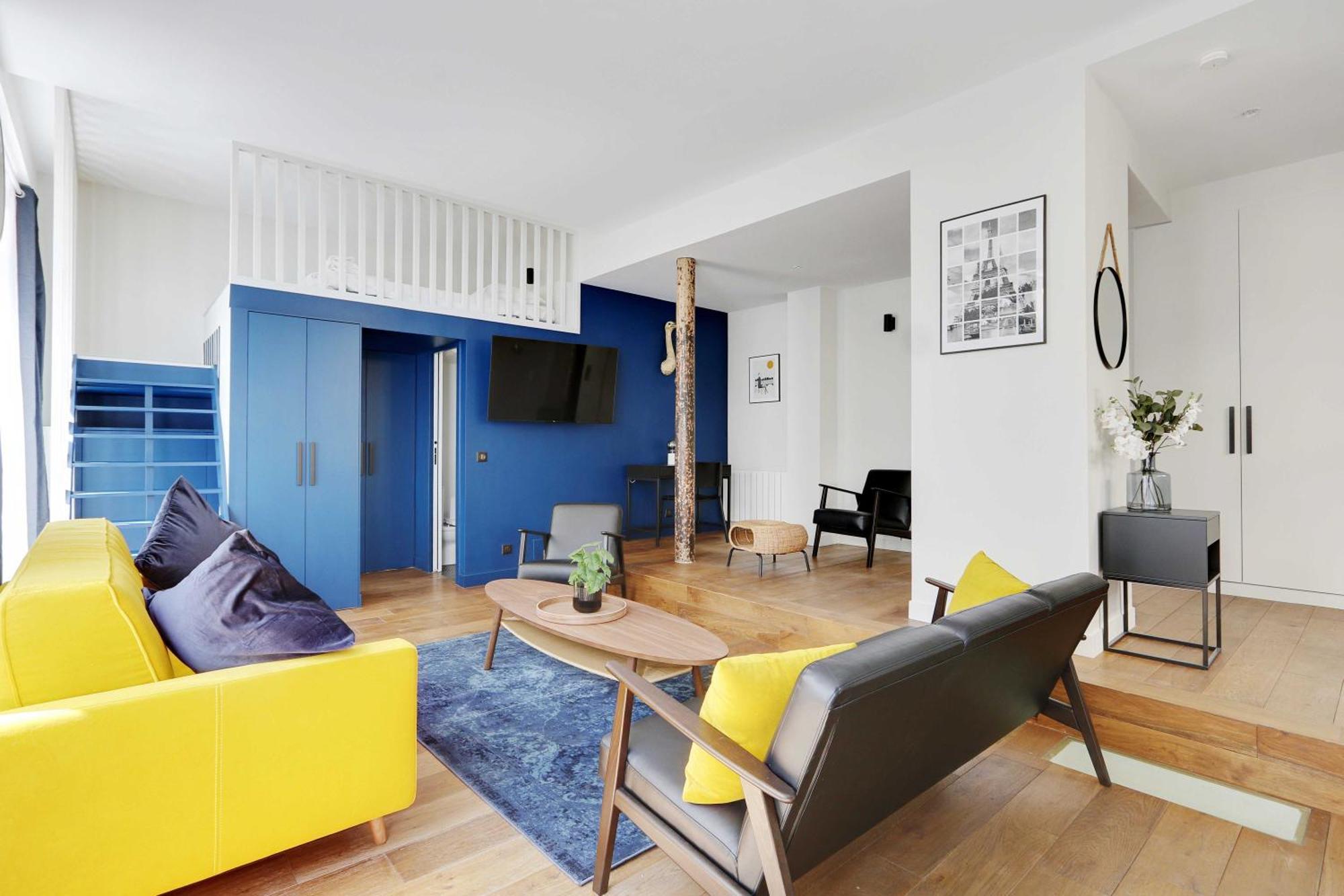 Modern Loft - 2br-8p - Place De La Republique Apartment *