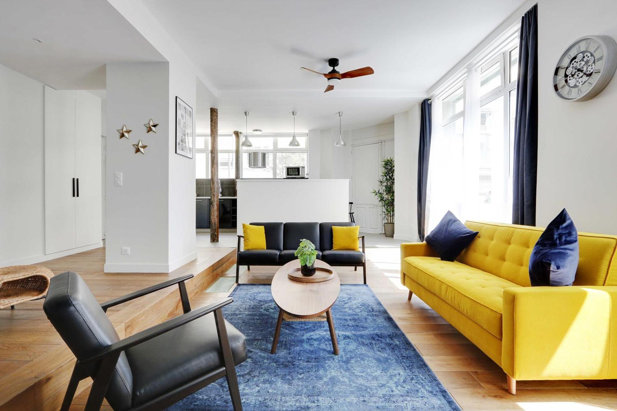 Apartment Modern Loft - 2br-8p - Place De La Republique