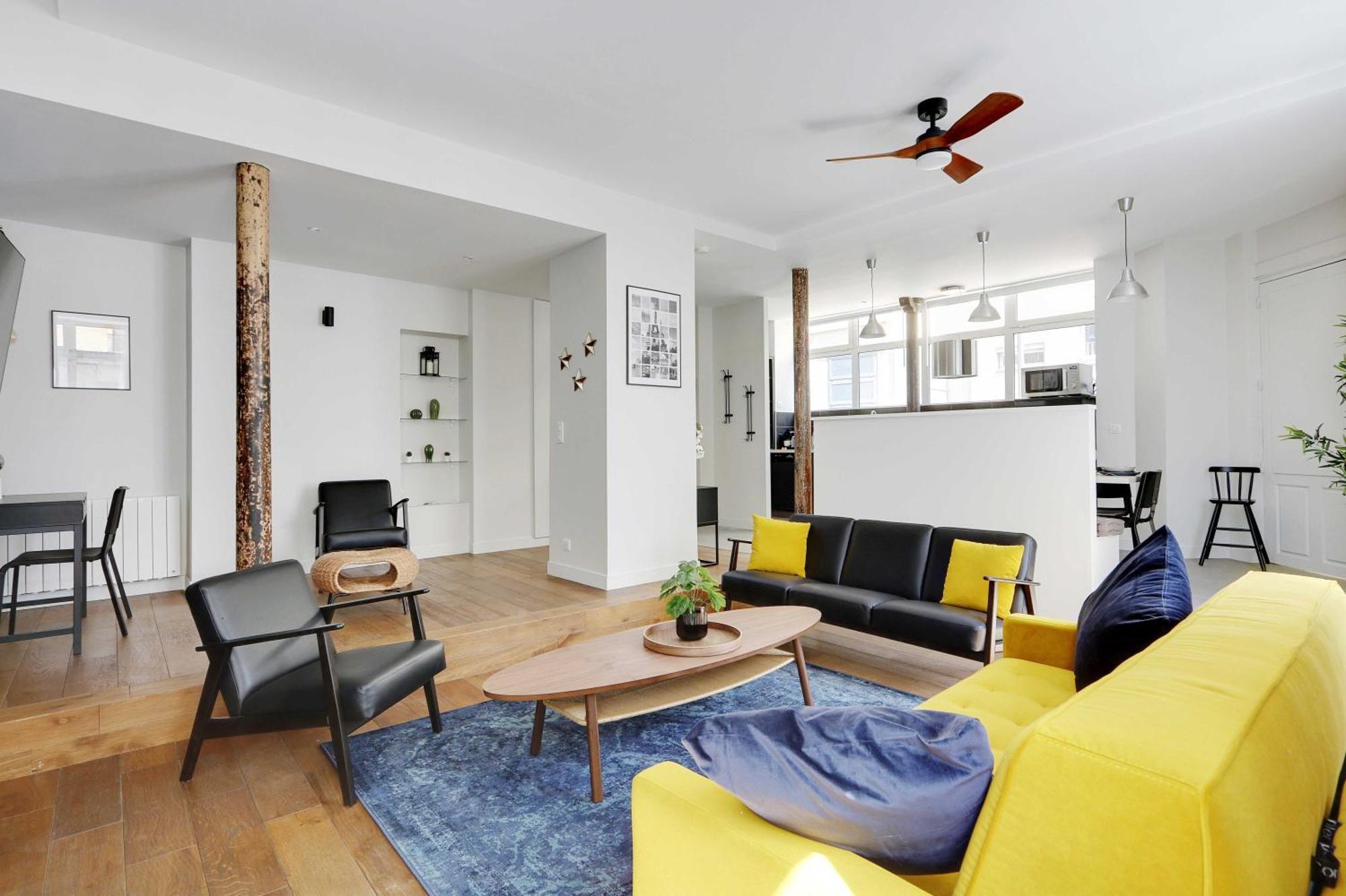Modern Loft - 2br-8p - Place De La Republique Paris
