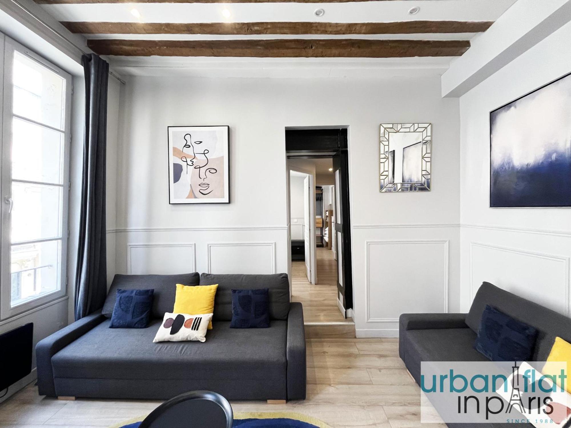 44 - Pretty 2 Bdr Flat In Apartment Paris