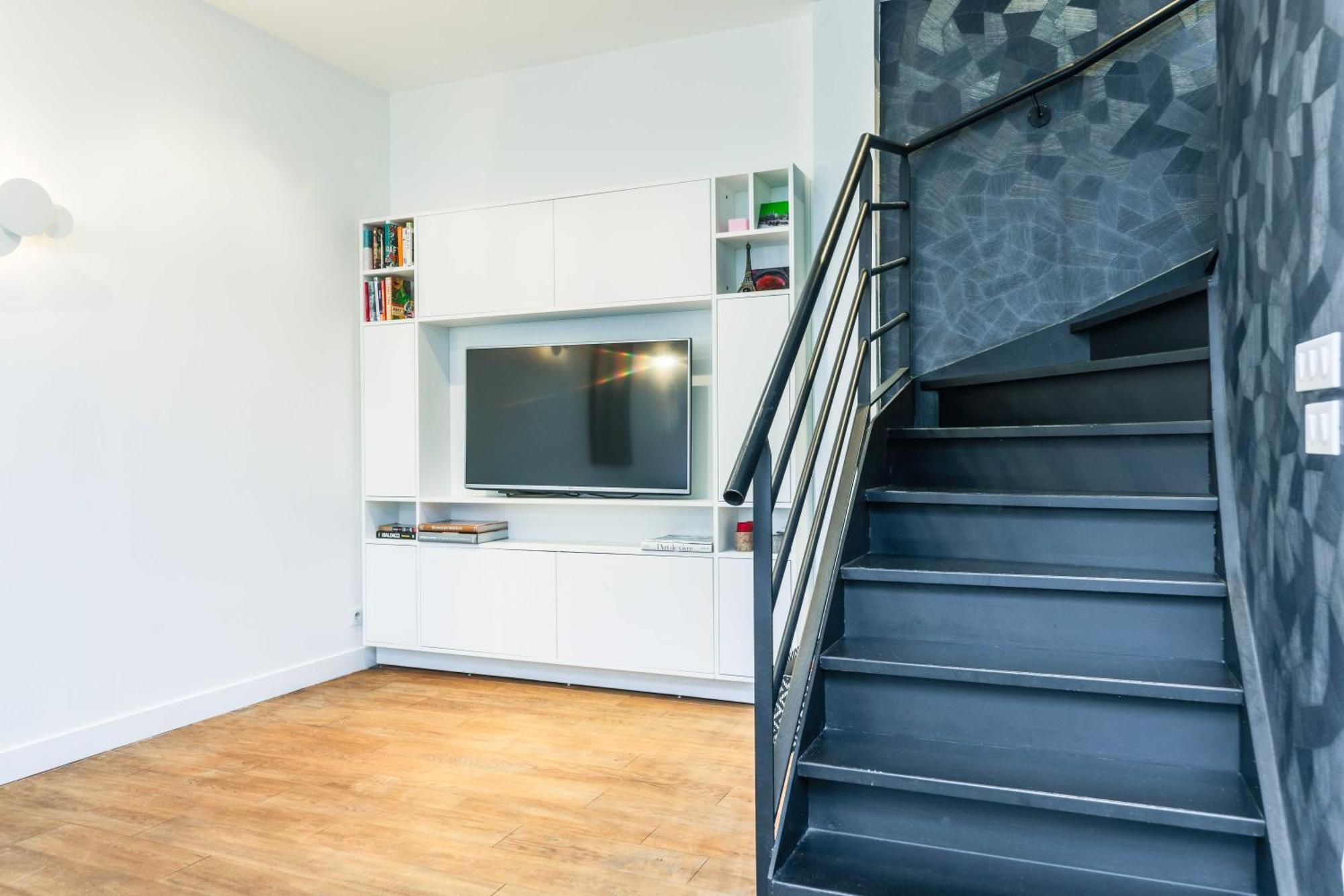 Bastille - Elegant Duplex Loft -6p Apartment
