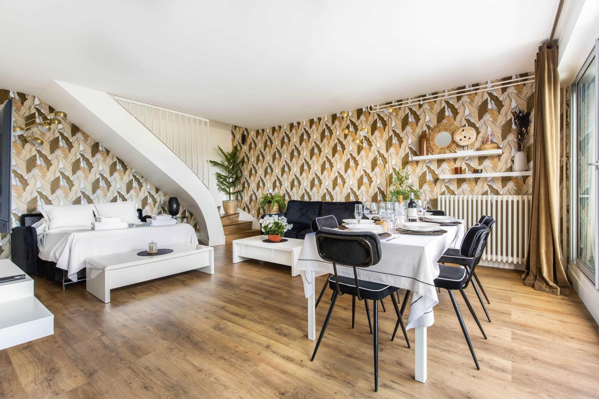 Charming Duplex - 1br-4p - Eiffel Tower View Apartment